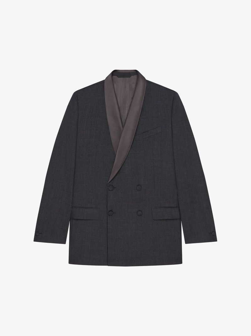 Givenchy o1n1vont0326 Double Breasted Jacket in Black Size US L / EU 52-54 / 3 - 1 Thumbnail