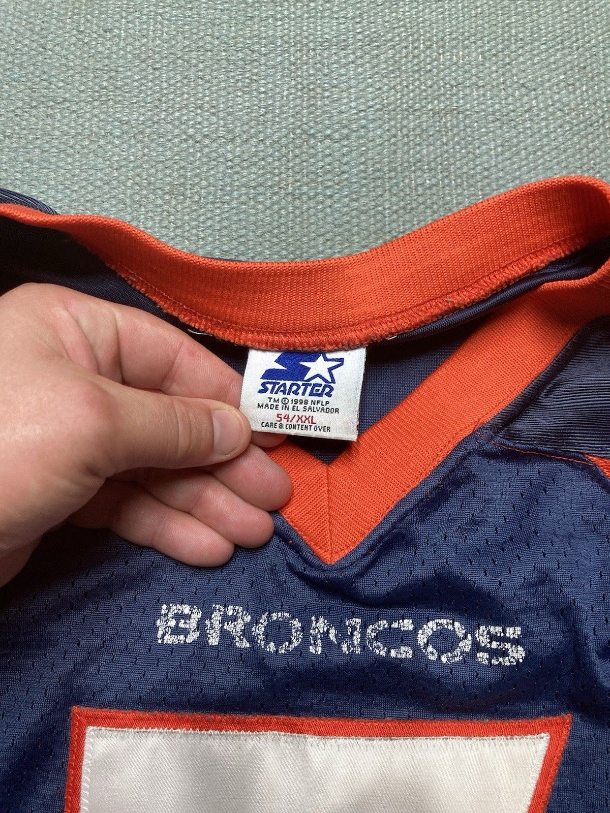 Vintage Starter football jersey John Elway Denver broncos XXL 54 Size US XXL / EU 58 / 5 - 4 Thumbnail