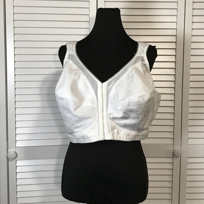 Other Playtex 18 Hour 4695 White Wireless Full Coverage Bra 48DD Size ONE SIZE - 1 Thumbnail