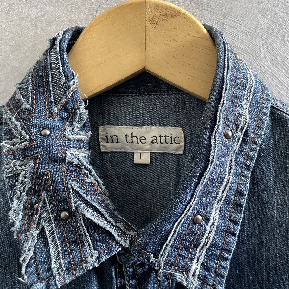 If Six Was Nine 🔥In the Attic western embroidery font shirt Size US L / EU 52-54 / 3 - 5 Thumbnail