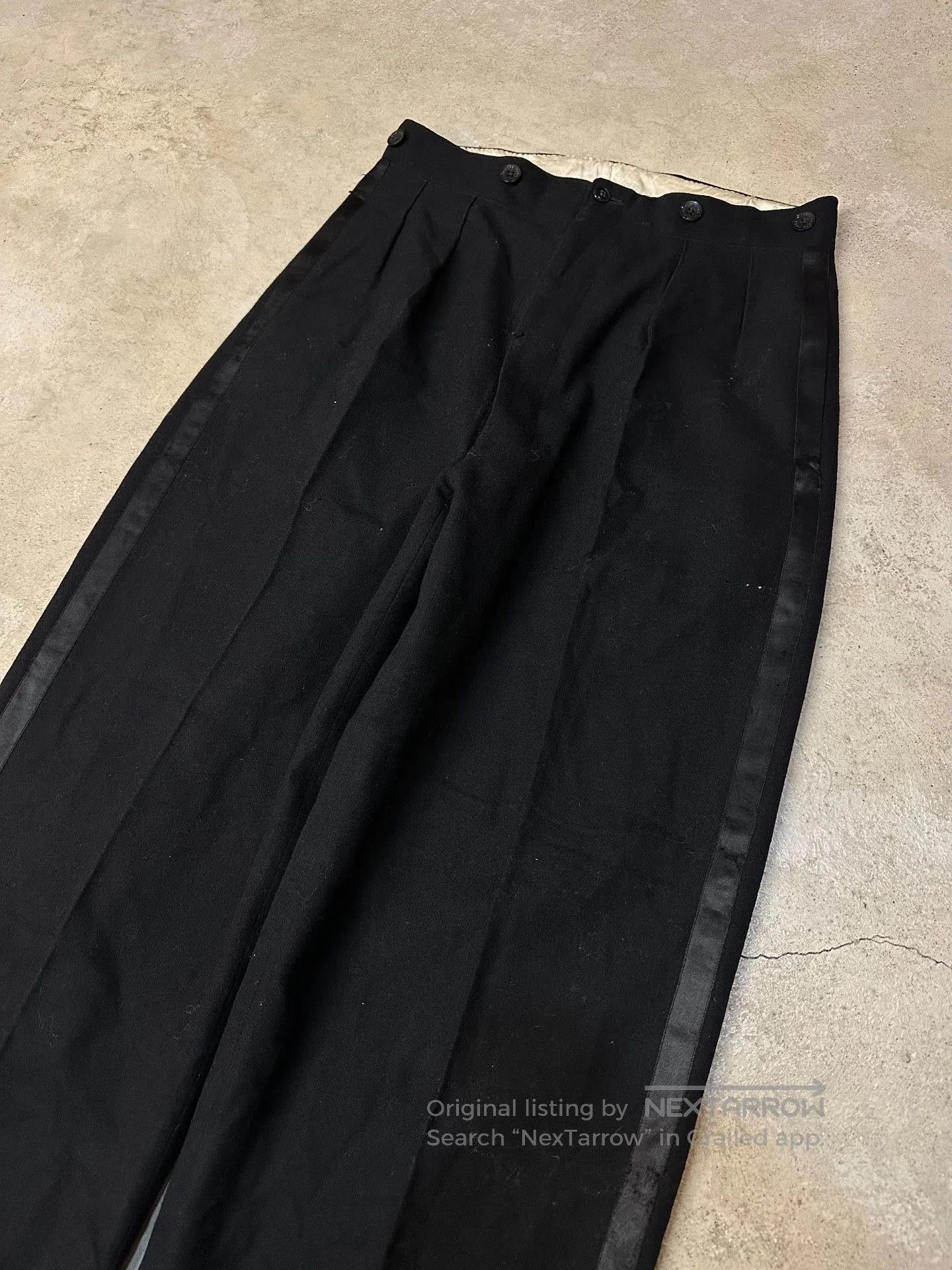 Vintage Vintage French Wool Pants 30. Size US 31 - 4 Thumbnail