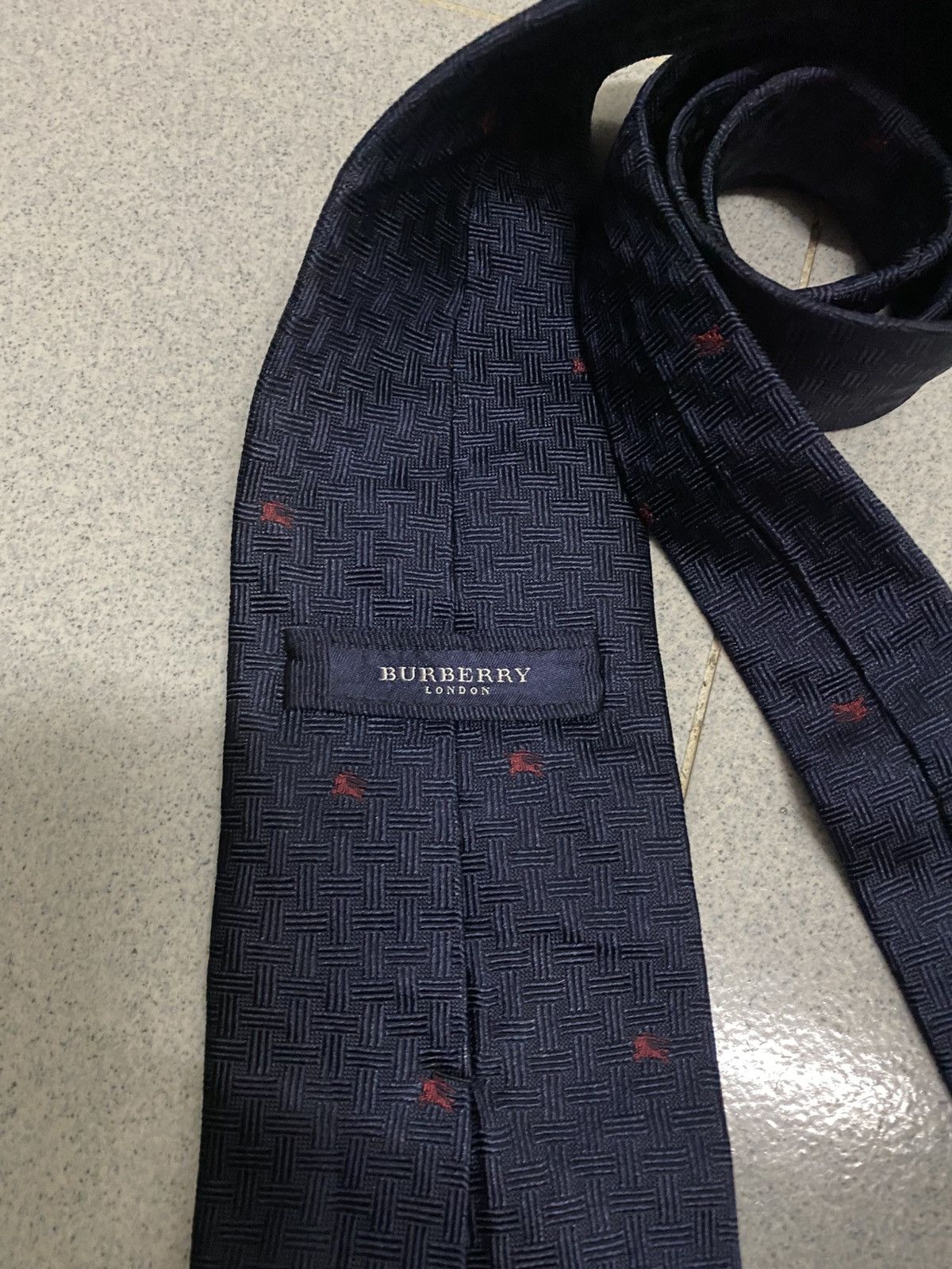 Burberry × Vintage Vintage Burberry London Silk Neckties Size ONE SIZE - 3 Thumbnail