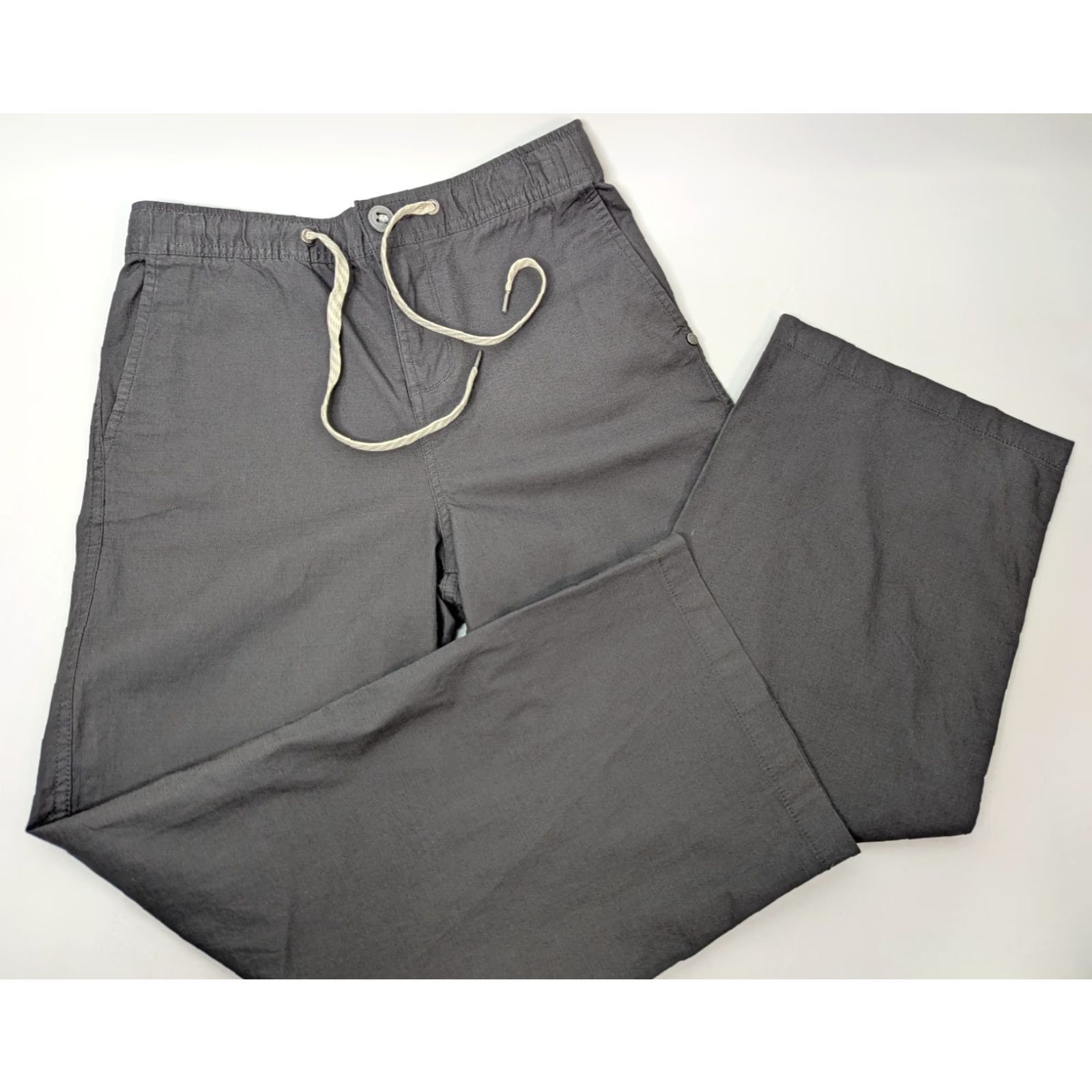 Vuori Vuori Pants Womens Ripstop Wide Leg Cropped S Grey Outdoor Hiking VW416 Size 28" / US 6 / IT 42 - 2 Thumbnail