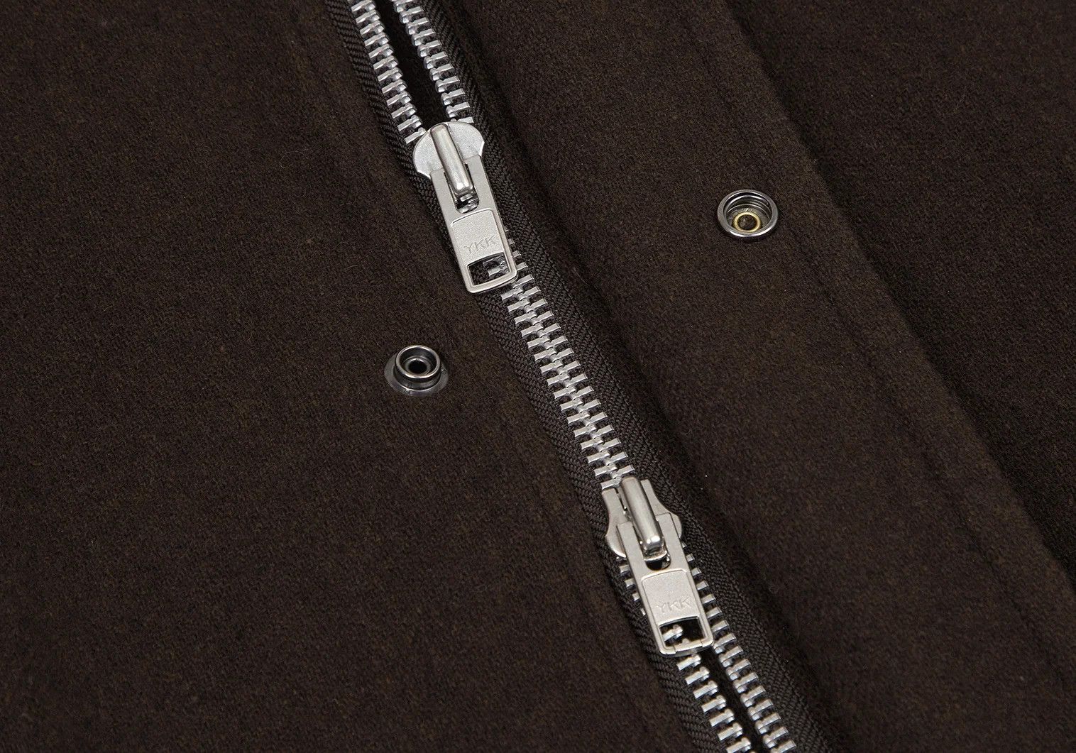 Yohji Yamamoto Blended Wool Doleman Hooded Coat in Dark Brown Size US L / EU 52-54 / 3 - 10 Thumbnail