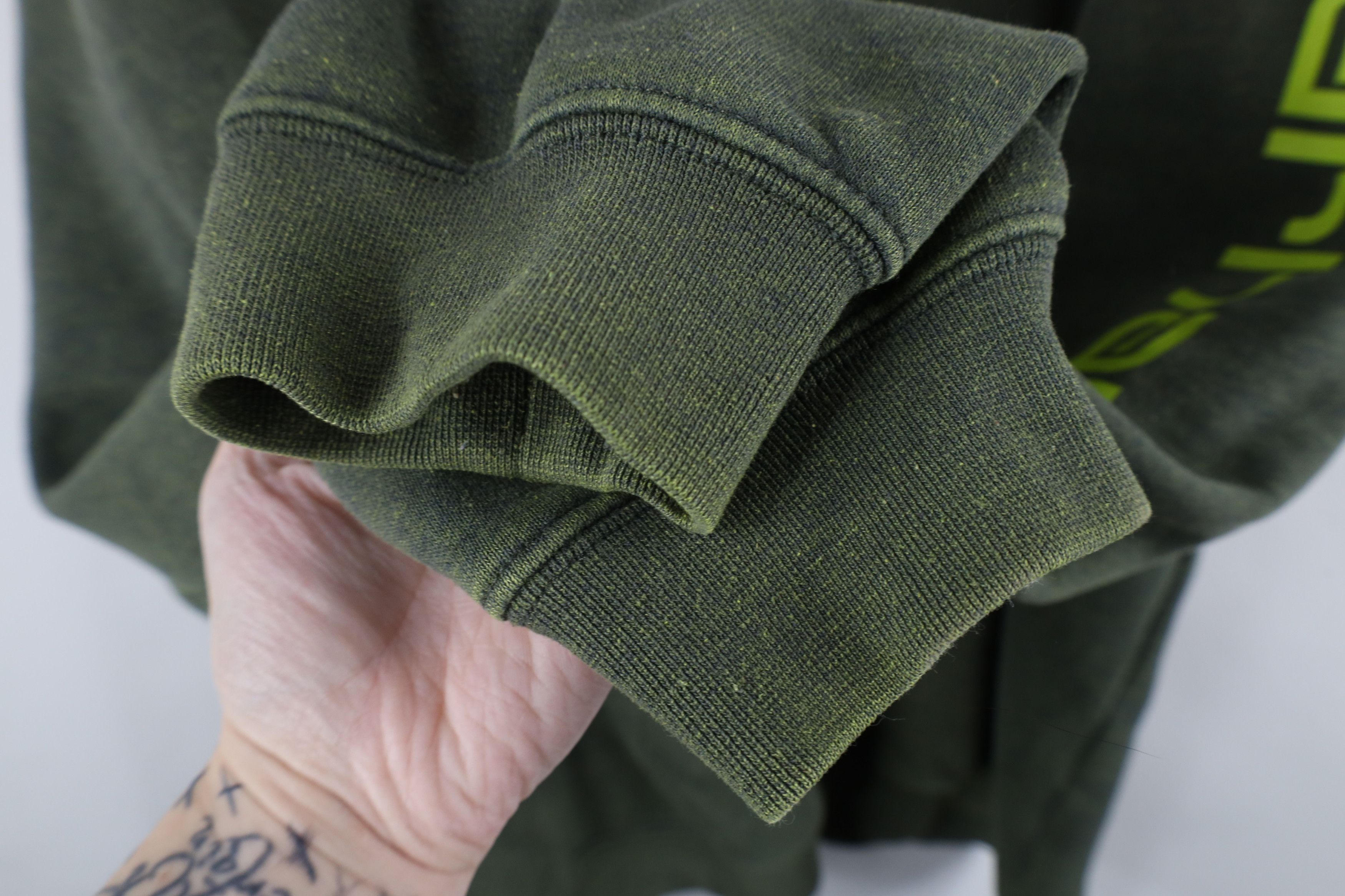 Carhartt × Vintage Vintage Carhartt Box Logo Hoodie Sweatshirt Heather Green Size US XXL / EU 58 / 5 - 7 Thumbnail