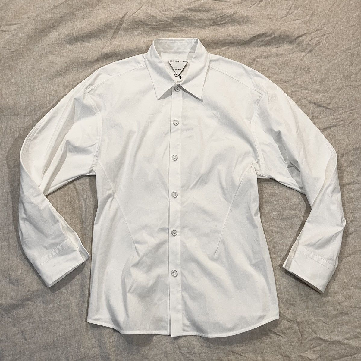Bottega Veneta $1130 Bottega Veneta Tech Jacket with Curved Triangle Yoke Size US S / EU 44-46 / 1 - 2 Thumbnail