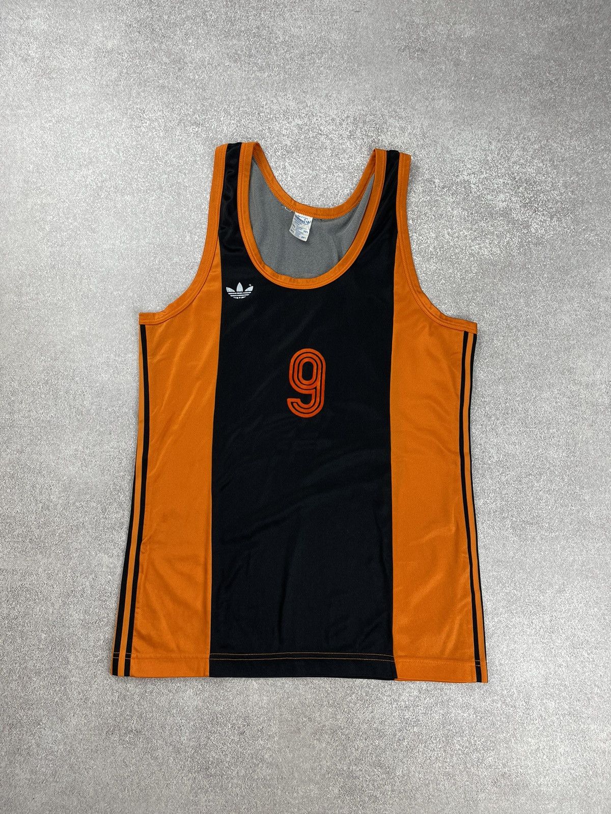 Adidas Vintage Adidas 70-80’s Tank Top Running Jersey #9 Size M-L Size US M / EU 48-50 / 2 - 1 Thumbnail