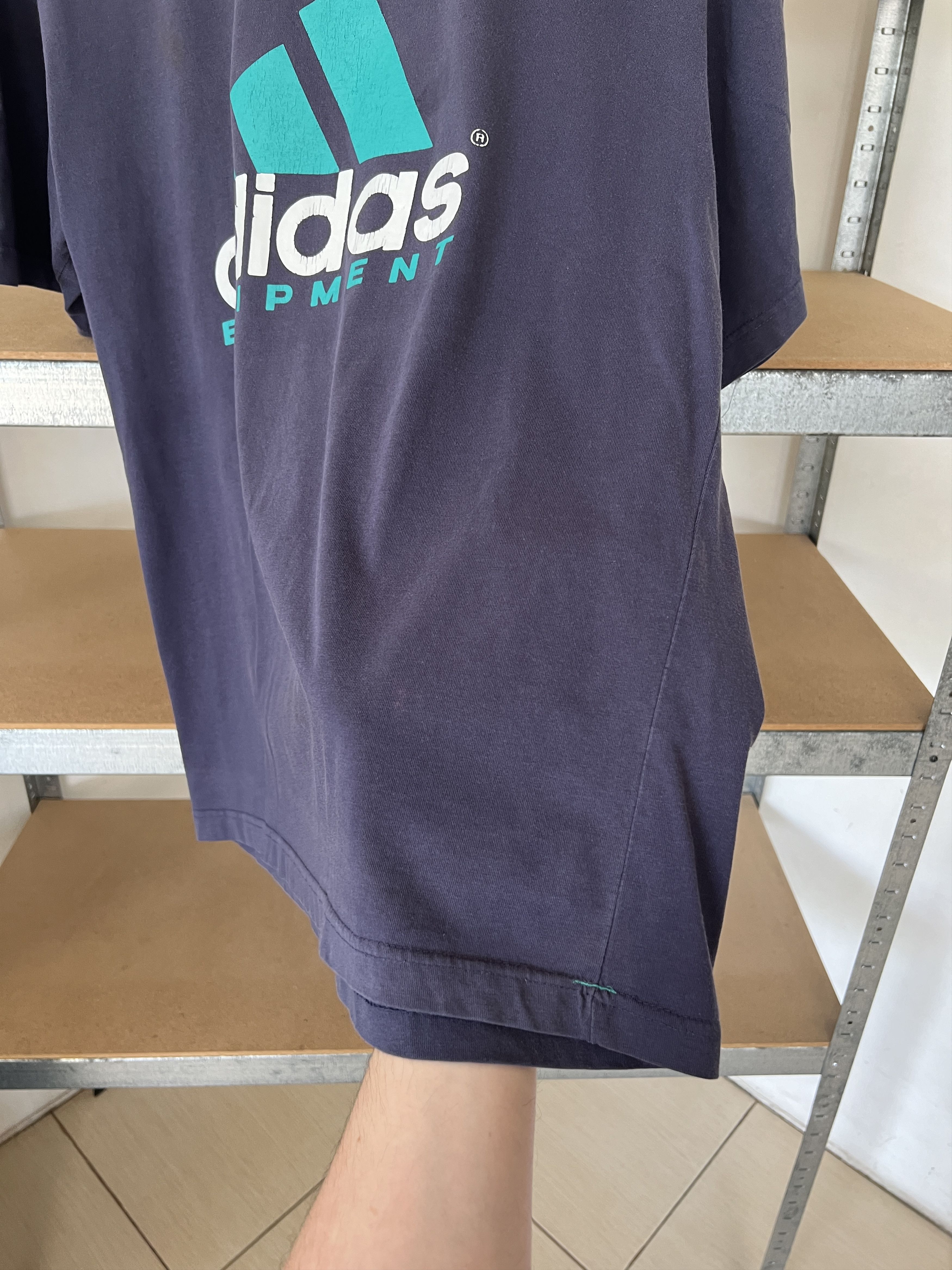Adidas Vintage 90s Adidas Equipment Graphic T-shirt Size US M / EU 48-50 / 2 - 10 Thumbnail