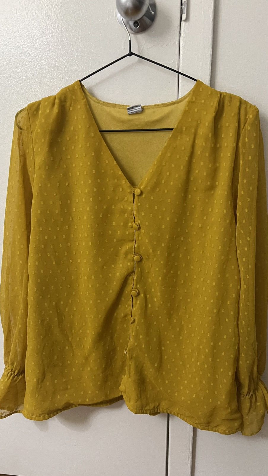 Other Yellow blouse for work Size M / US 6-8 / IT 42-44 - 2 Thumbnail