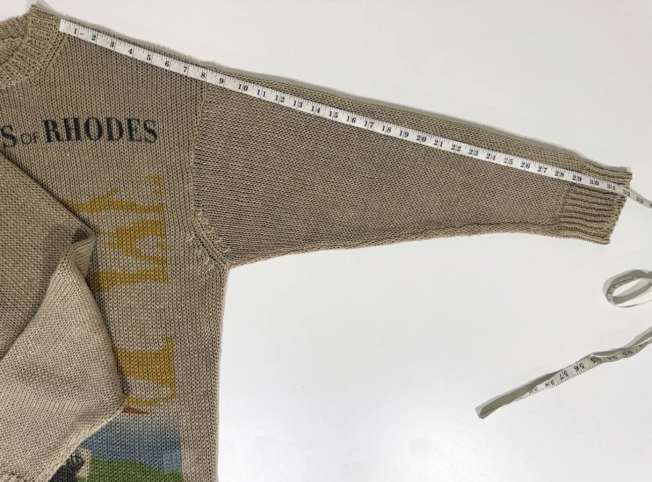 Y/Project Y/PROJECT Oversized Colossus Of Rhodes Postcard Linen Knit S Size S / US 4 / IT 40 - 10 Thumbnail