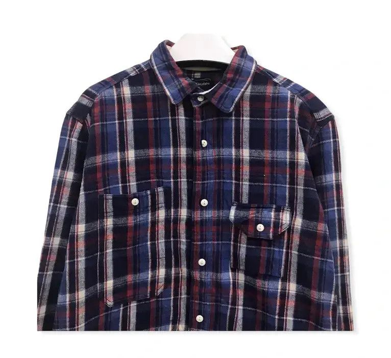 Beams Plus Japanese Brand Beams Heart Plaid Tartan Flannel Shirt Size US L / EU 52-54 / 3 - 2 Thumbnail