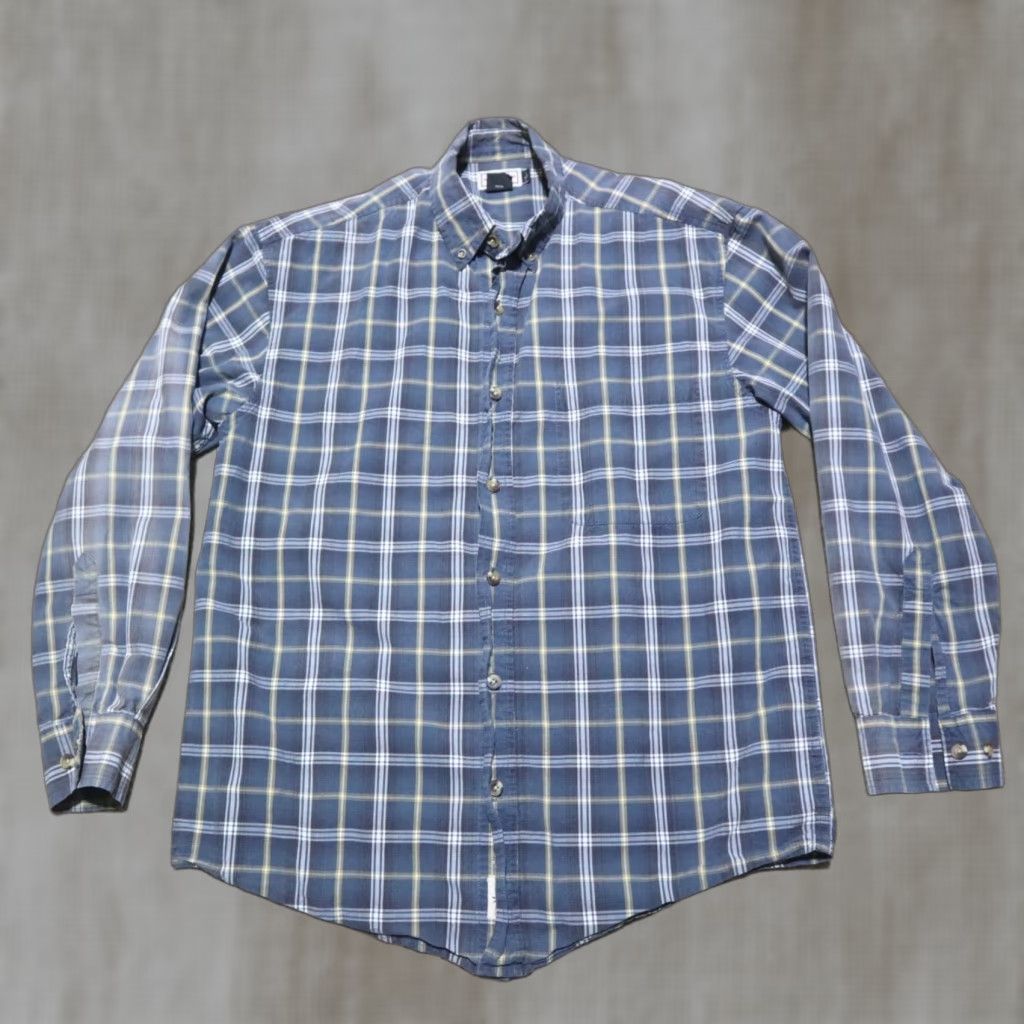 Vintage Nike Shirt Arizona Jean Co Blue Plaid Shirt Button Up Long Sleeve Adult Men Size S Small Size US S / EU 44-46 / 1 - 1 Thumbnail