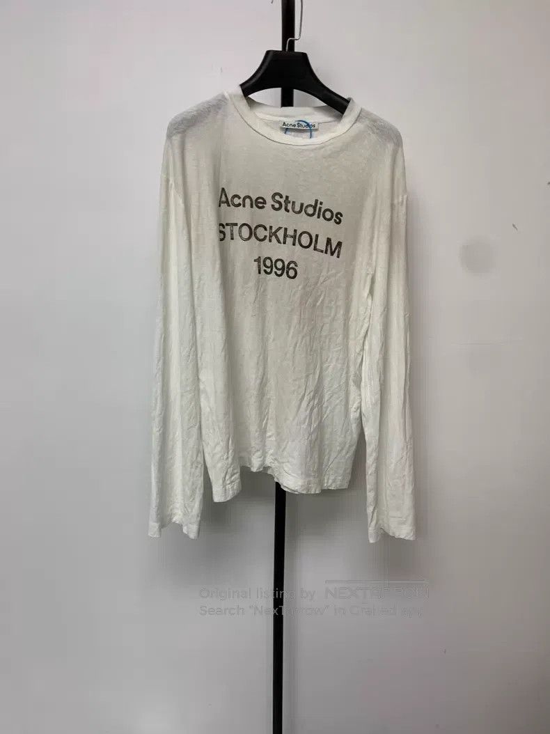 Acne Studios Acne Studios 1996 series letter logo distressed print roun Size US XS / EU 42 / 0 - 1 Thumbnail