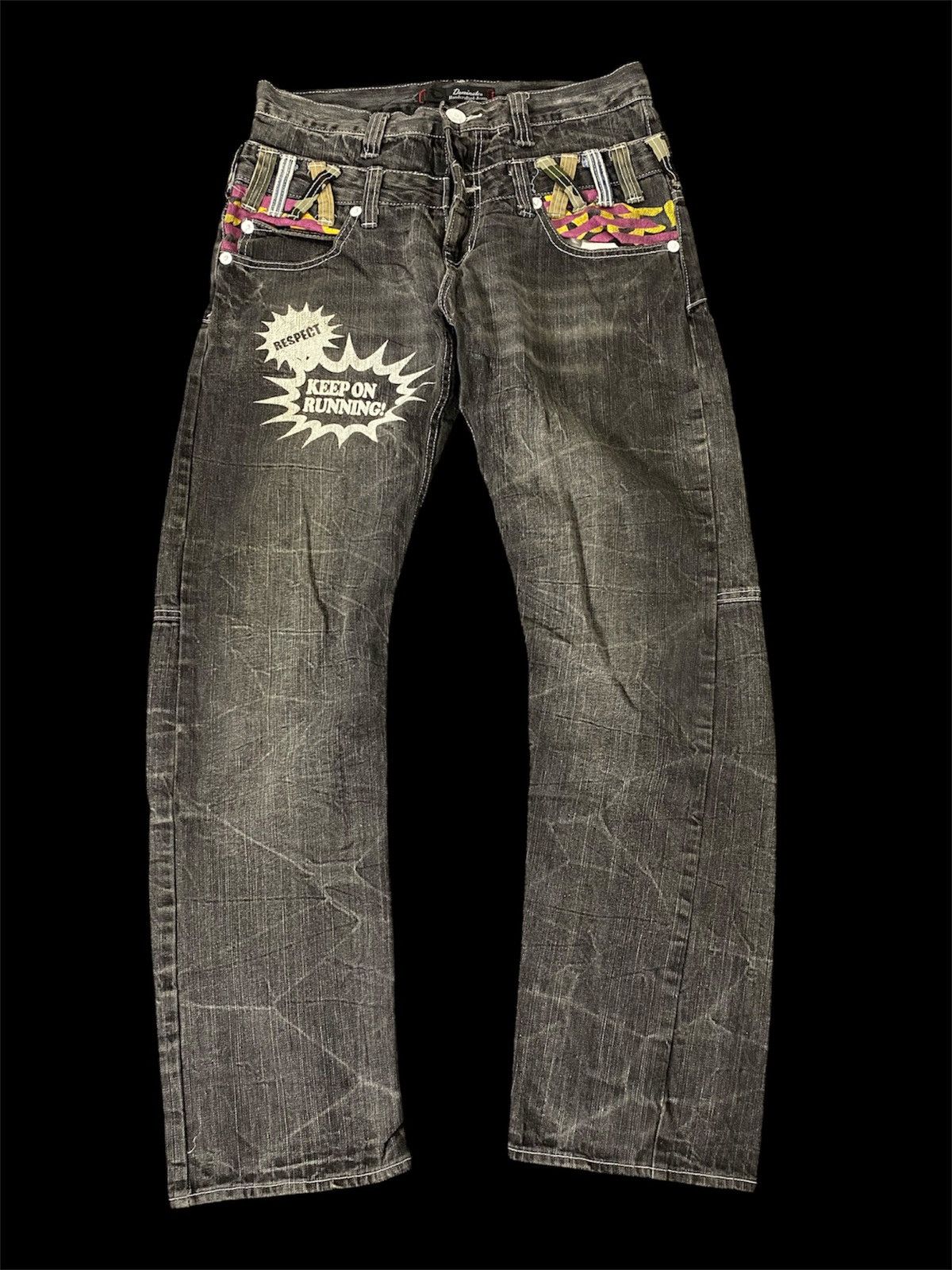 Hysteric Glamour double waist dominate y2k jeans pant Size US 28 / EU 44 - 1 Thumbnail