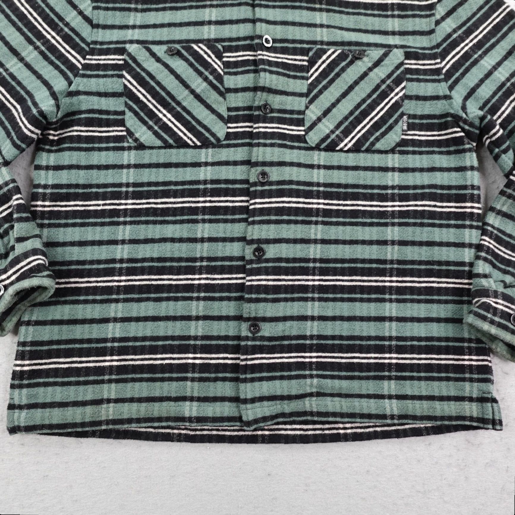 Welcome Skateboards VINTAGE Welcome Skateboards Shirt Plaid Flannel Shacket Heavyweight - Green - Large - Men Size US L / EU 52-54 / 3 - 5 Thumbnail