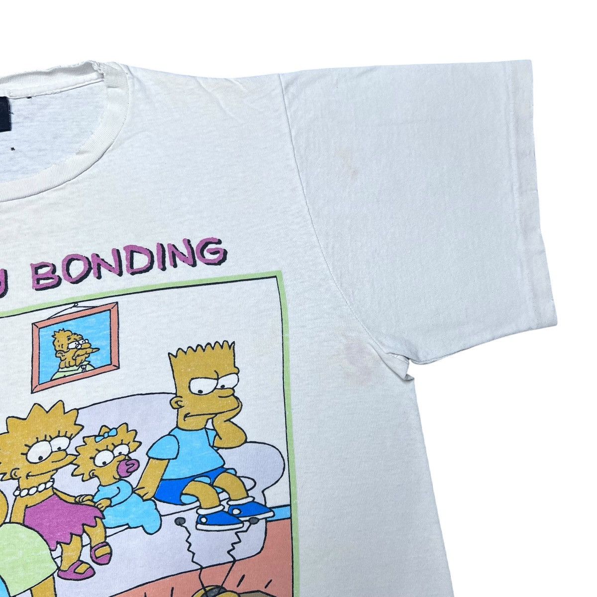 Changes × The Simpsons × Vintage 1989 The Simpsons Family Bonding Cartoon Graphic Changes Tee Size US L / EU 52-54 / 3 - 8 Thumbnail