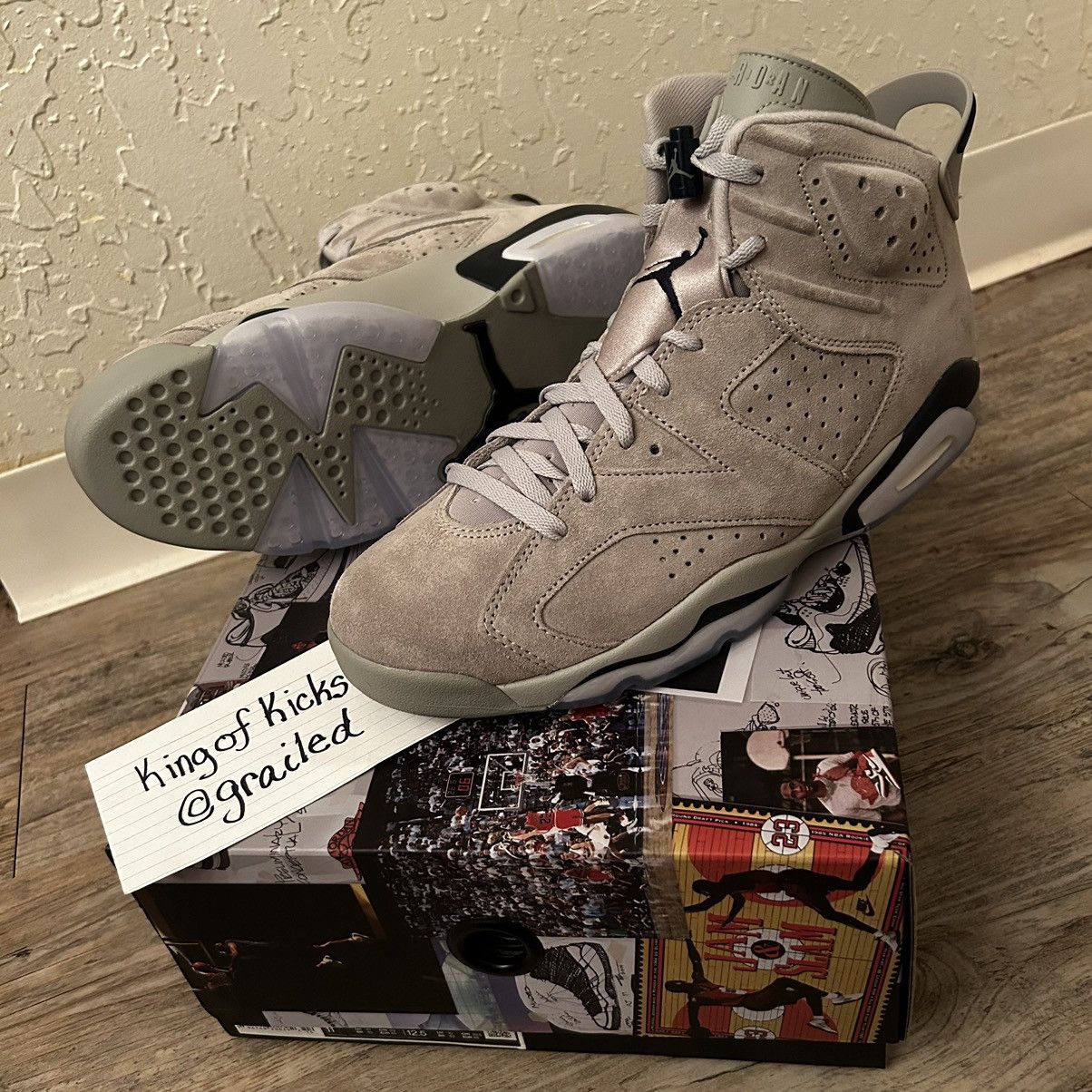 Jordan Brand × Nike Air Jordan 6 Retro ‘Georgetown’ Size US 11 / EU 44 - 1 Thumbnail