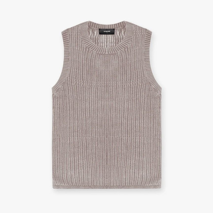 Represent Clo. 🌿Represent Clo Washed Knit Vest - Dawn🌿 Size US L / EU 52-54 / 3 - 1 Thumbnail