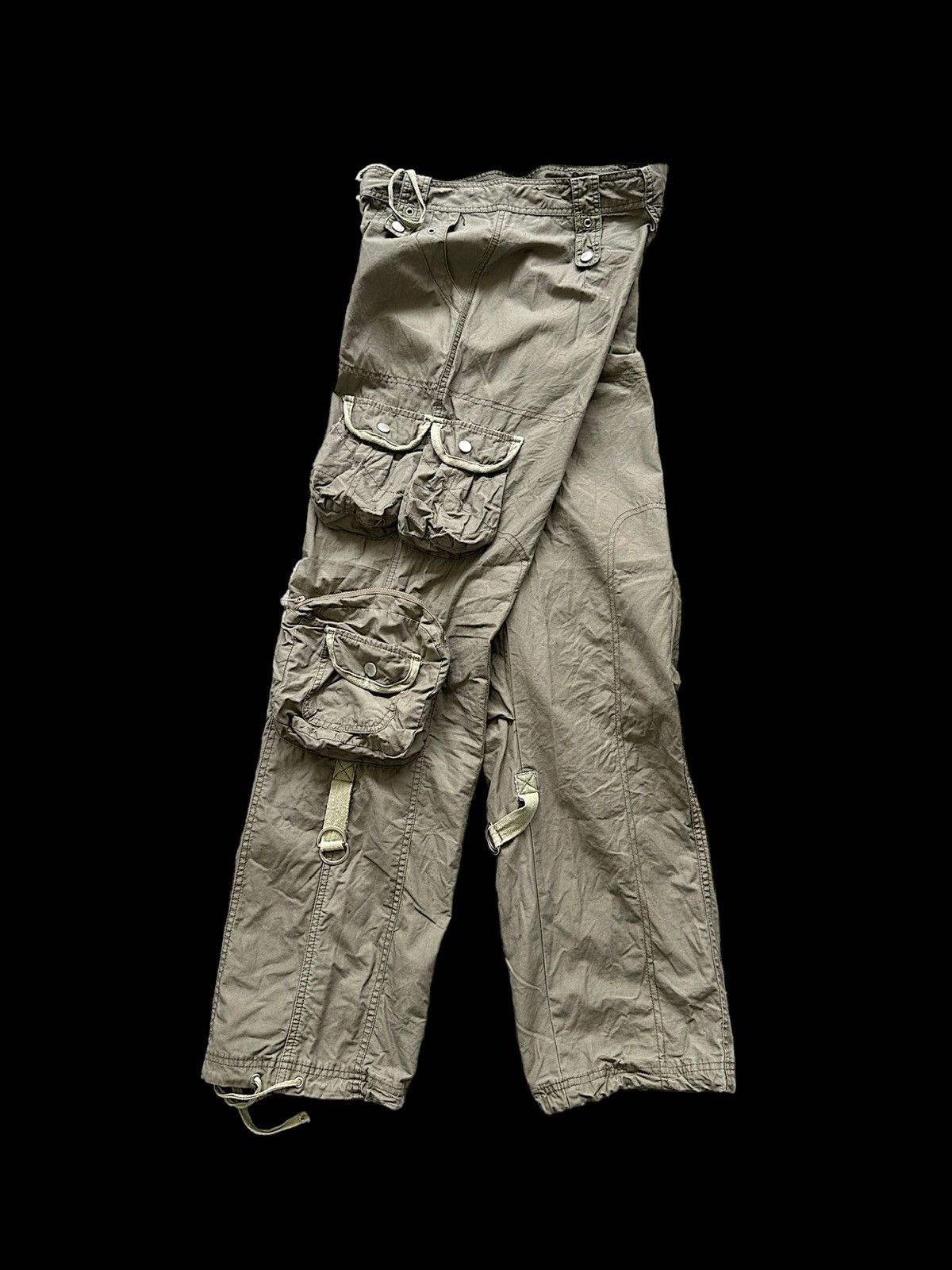 GOA 00's Unbrand cargo 3d bondage pant like GOA Size US 30 / EU 46 - 6 Thumbnail