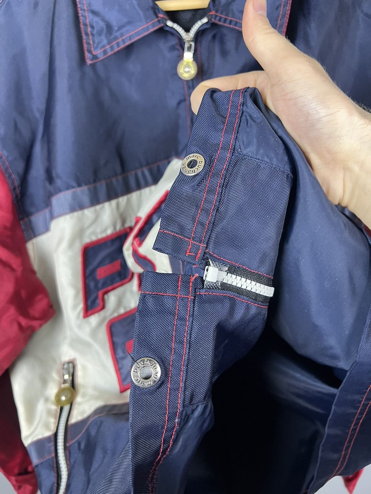 Marc Buchanan Vintage Pelle Pelle by Marc Buchanan jacket big logo Size US M / EU 48-50 / 2 - 12 Thumbnail