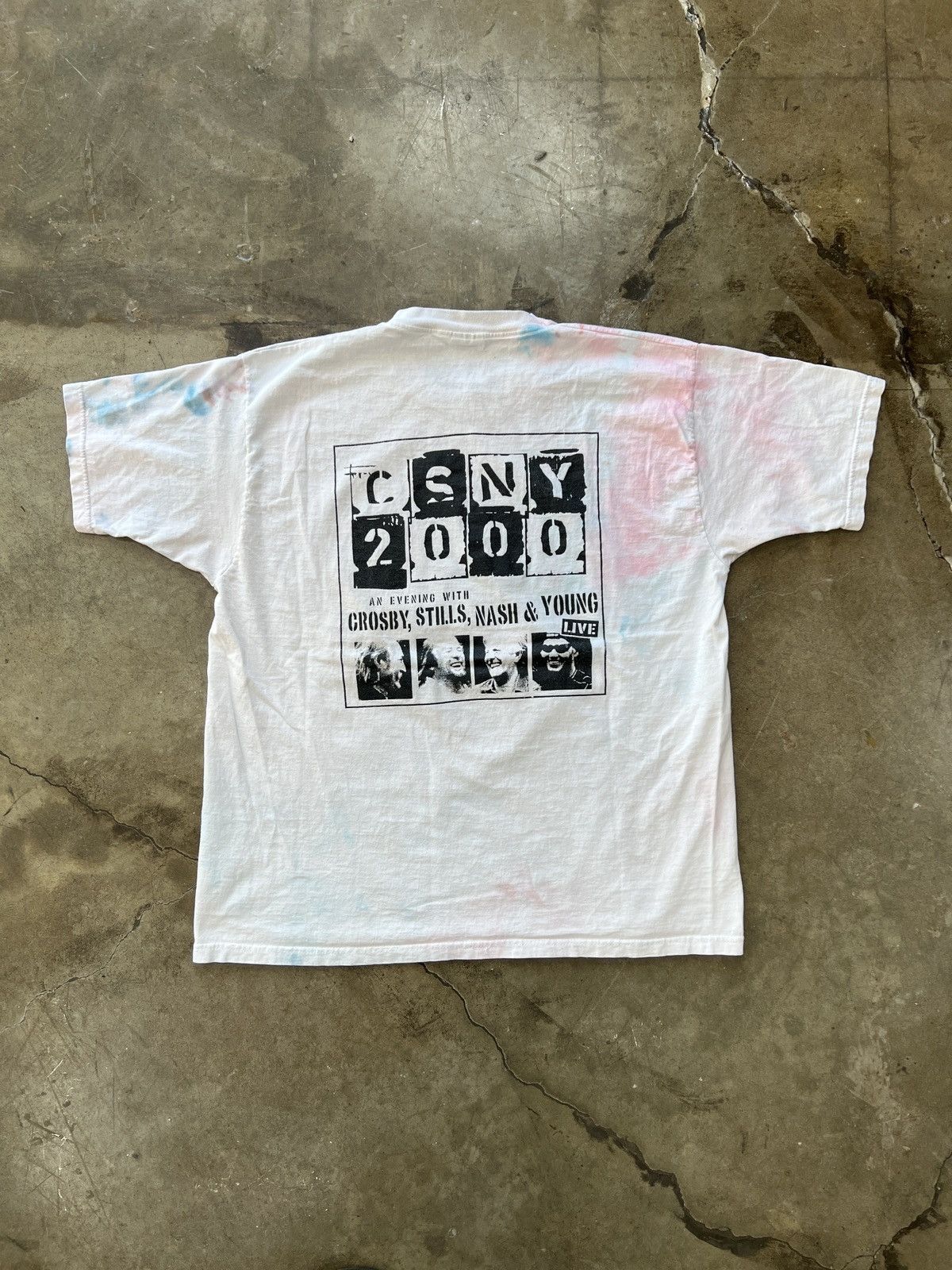 Band Tees × Vintage Vintage 2000 CSNY Crosby Stills Nash & Young Live Tee XL Size US XL / EU 56 / 4 - 5 Thumbnail