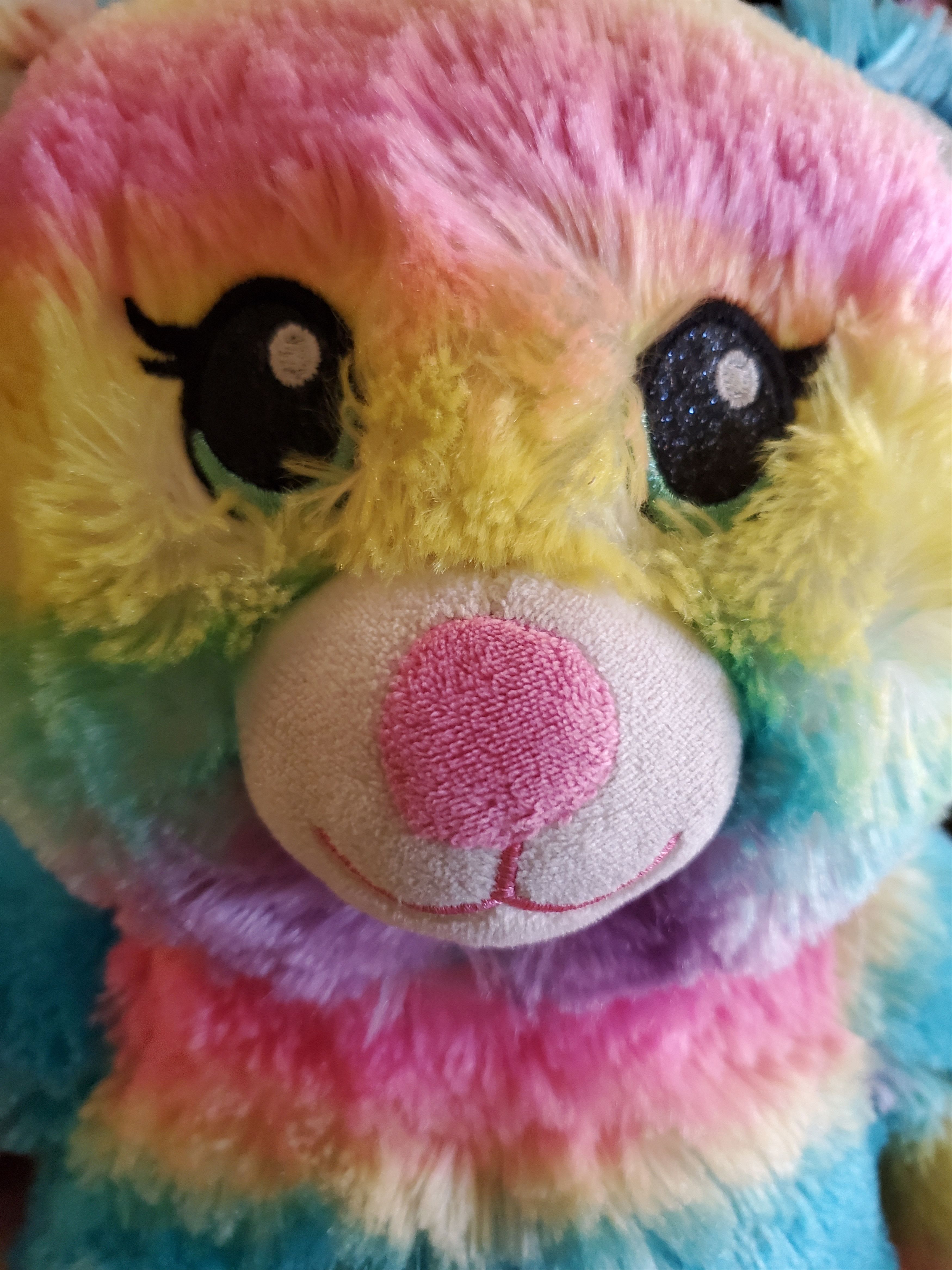 Other 16" Rainbow Sparkle Tie-Dye Build-a-Bear Size ONE SIZE - 1 Thumbnail
