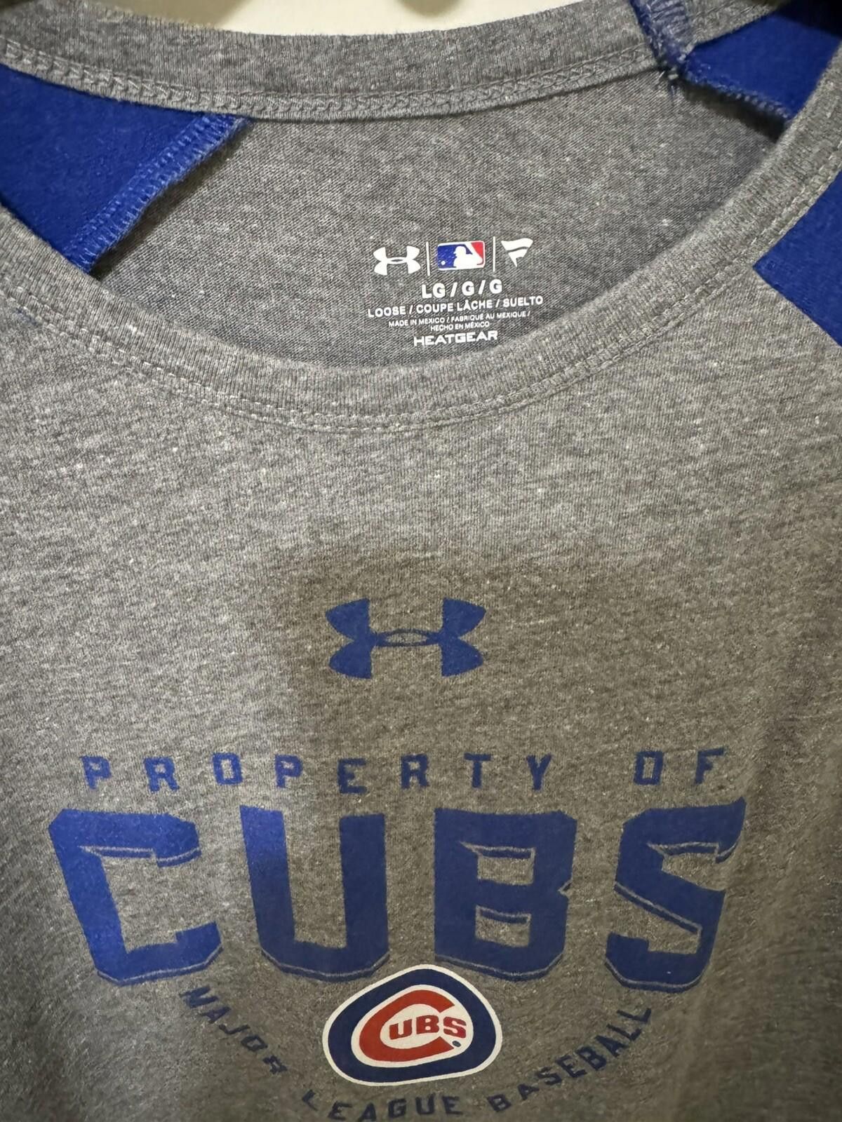 Majestic chicago cubs Under Armour T-shirt Men Sz L Raglan 3/4 sleeve Size US L / EU 52-54 / 3 - 3 Thumbnail
