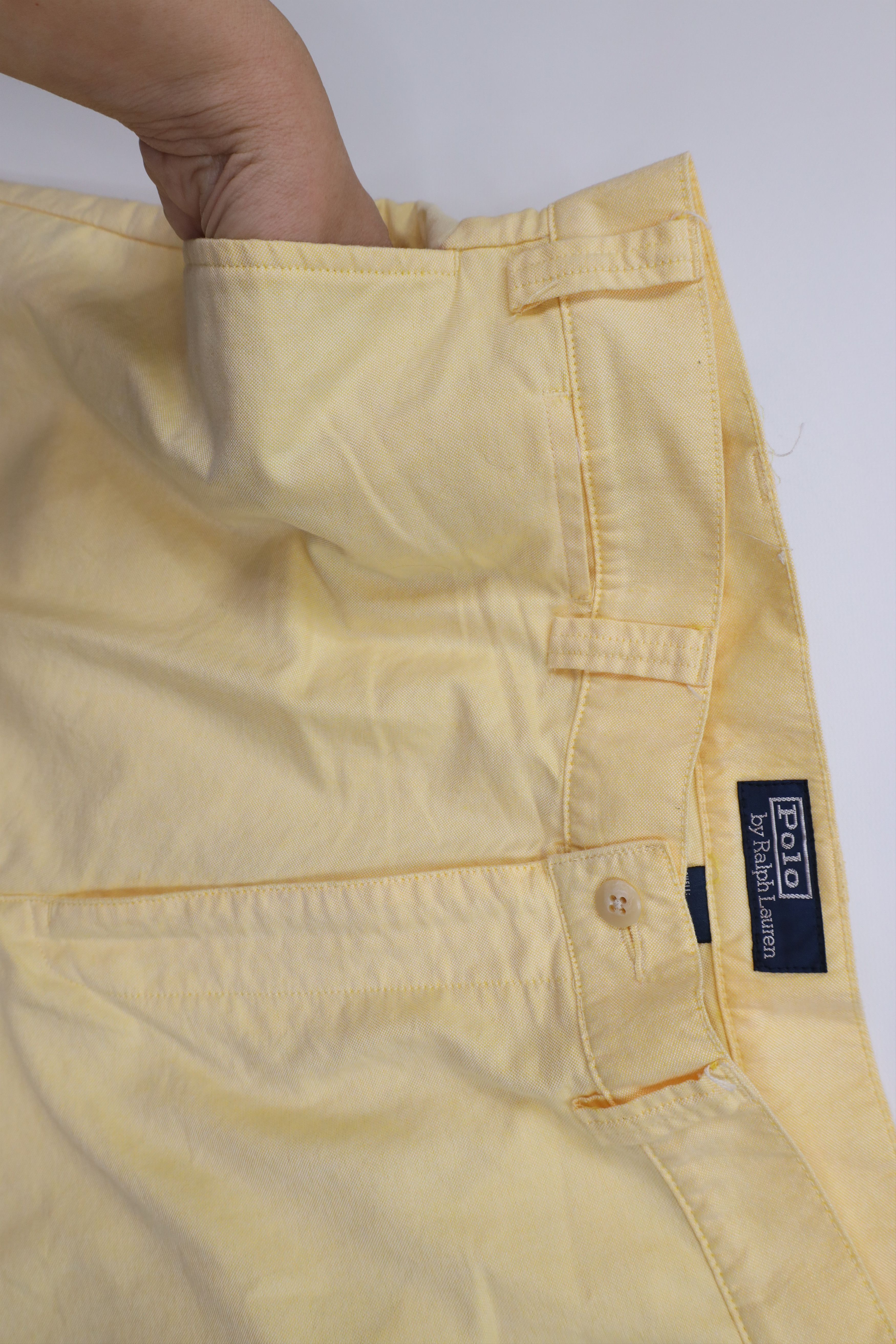 Ralph Lauren Vintage 90s Ralph Lauren Golfing Golf Chino Shorts Yellow Size US 34 / EU 50 - 6 Thumbnail