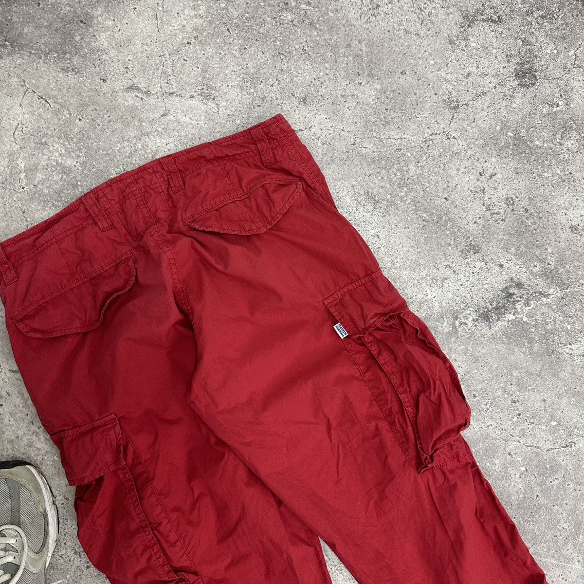 Franklin & Marshall Vintage 00s Franklin & Marshall cargo red pants jeans y2k og Size US 31 - 7 Thumbnail