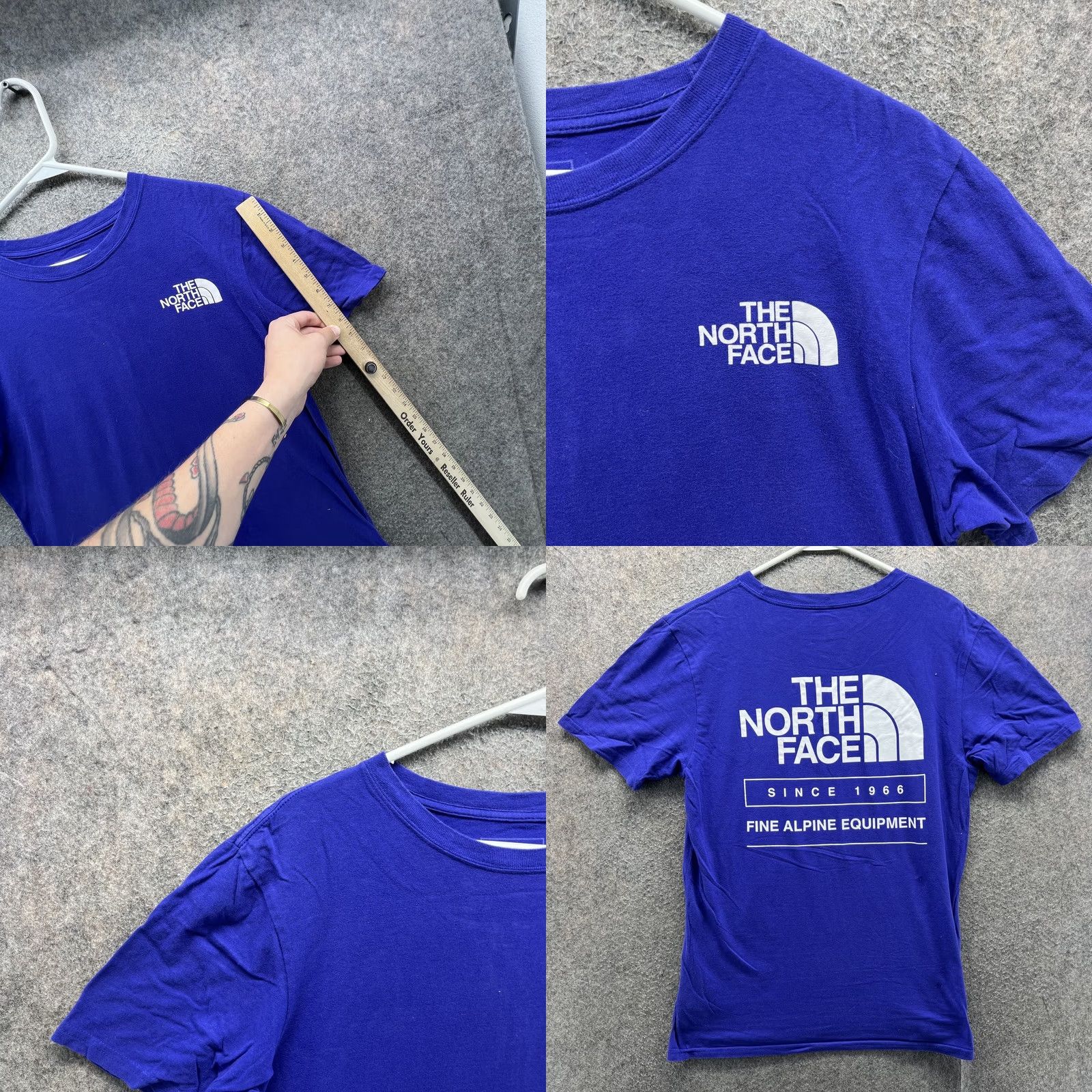 The North Face The North Face Shirt Mens S Blue Small Logo Tagless Tee Outdoor Casual Mens Small Blue Logo Tee Size US S / EU 44-46 / 1 - 8 Thumbnail