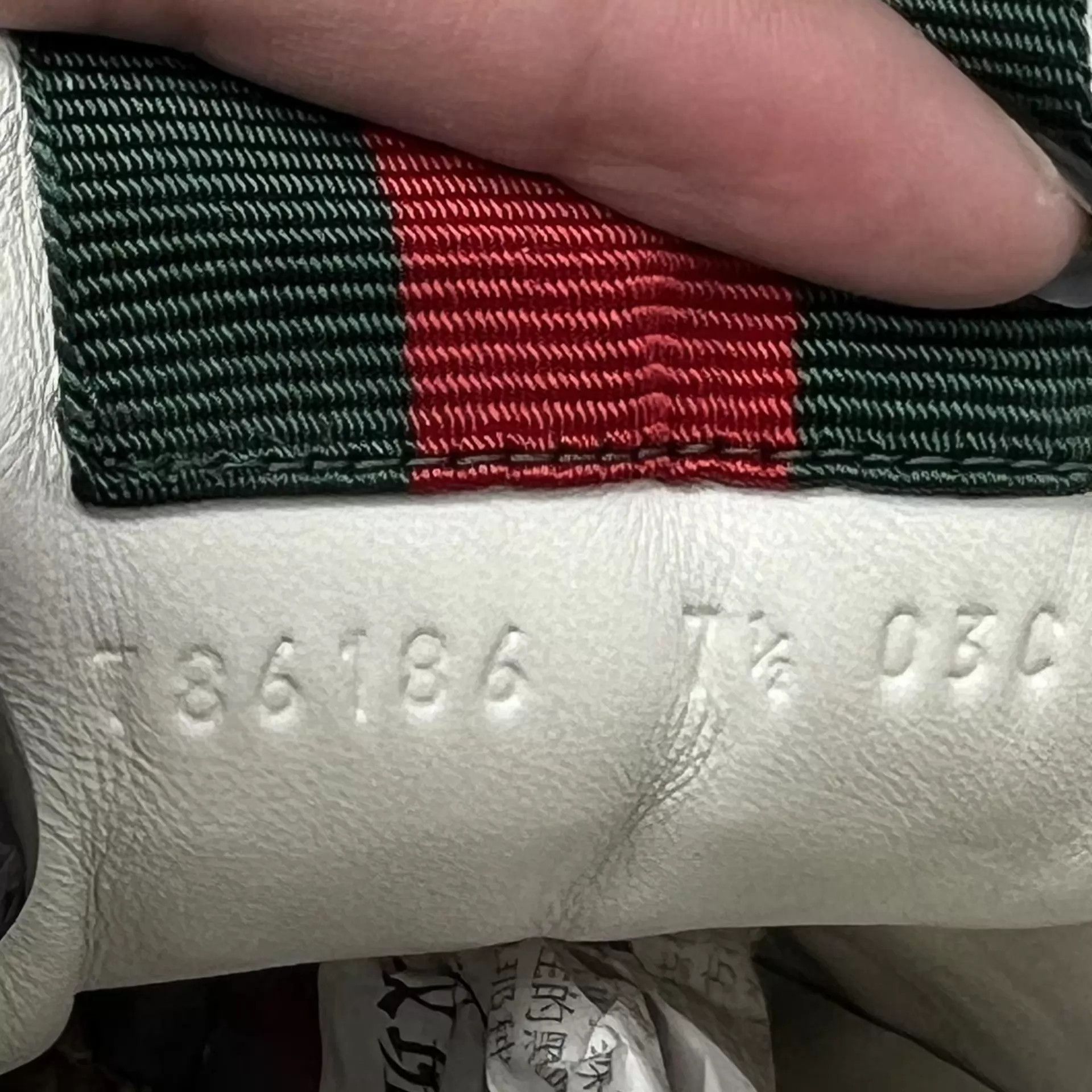 Gucci GUCCI Re-Web 24SS White Green Red 7.5 UK/ 41.5 EU Size US 8.5 / EU 41-42 - 8 Thumbnail