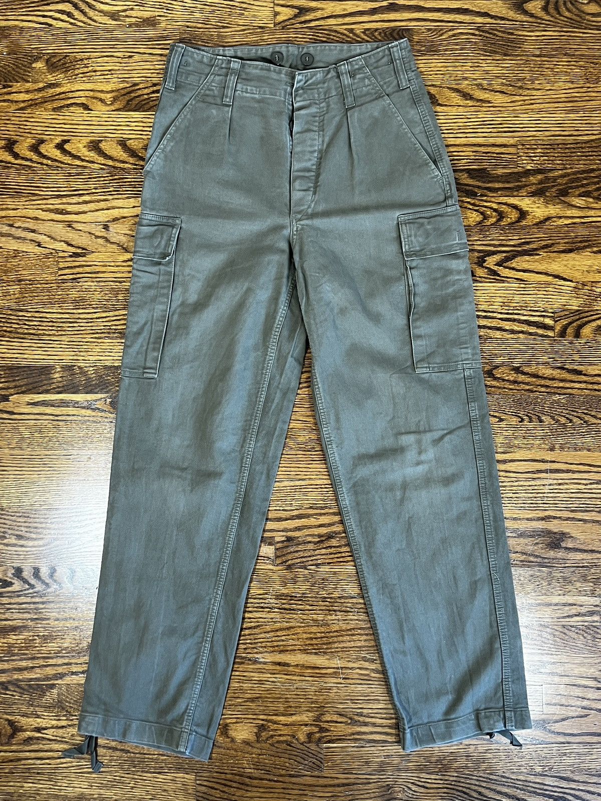 Vintage German military deadstock cargo pants Size US 32 / EU 48 - 1 Thumbnail