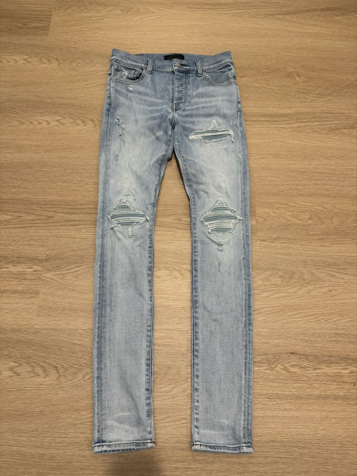 Amiri Mx1 Blue patches