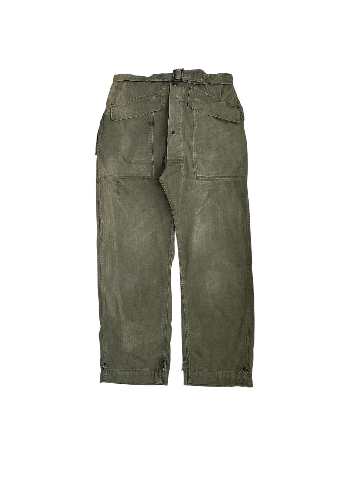 Vintage True Vintage 40s WWII U.S. Army Air Force HBT Coveralls Size US 36 / EU 52 - 4 Thumbnail