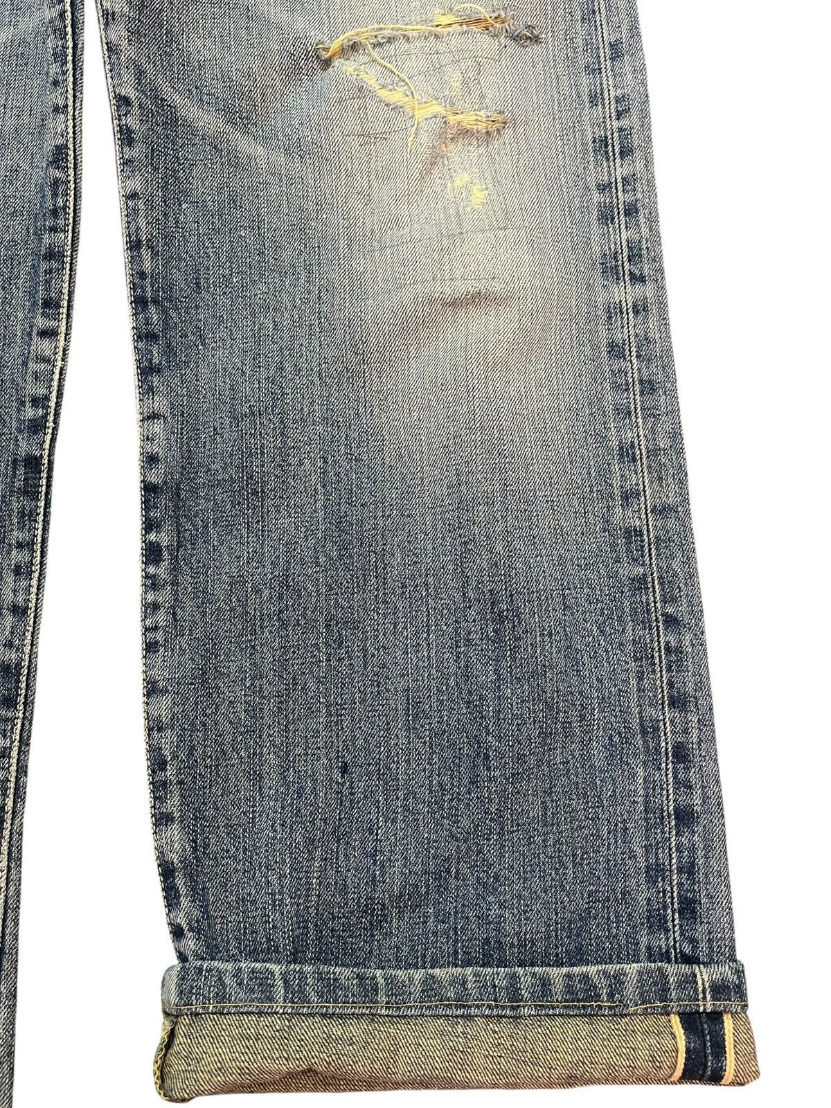 Edwin Vintage Edwin 505X Selvedge Distressed Denim Size US 32 / EU 48 - 5 Thumbnail