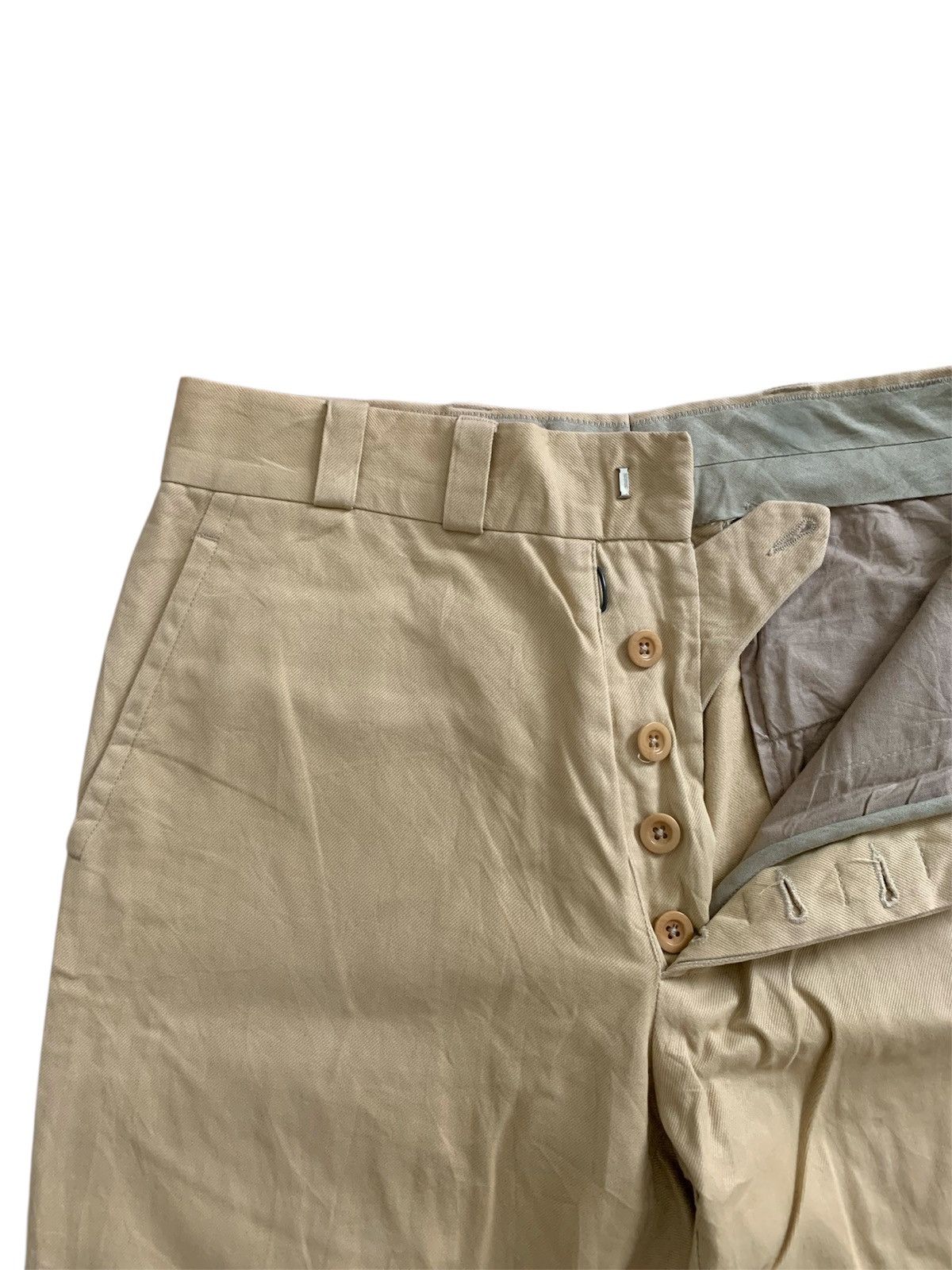Maison Margiela Last📦Maison Margiela Twill Cotton Wide Leg Trousers Size US 29 - 4 Thumbnail