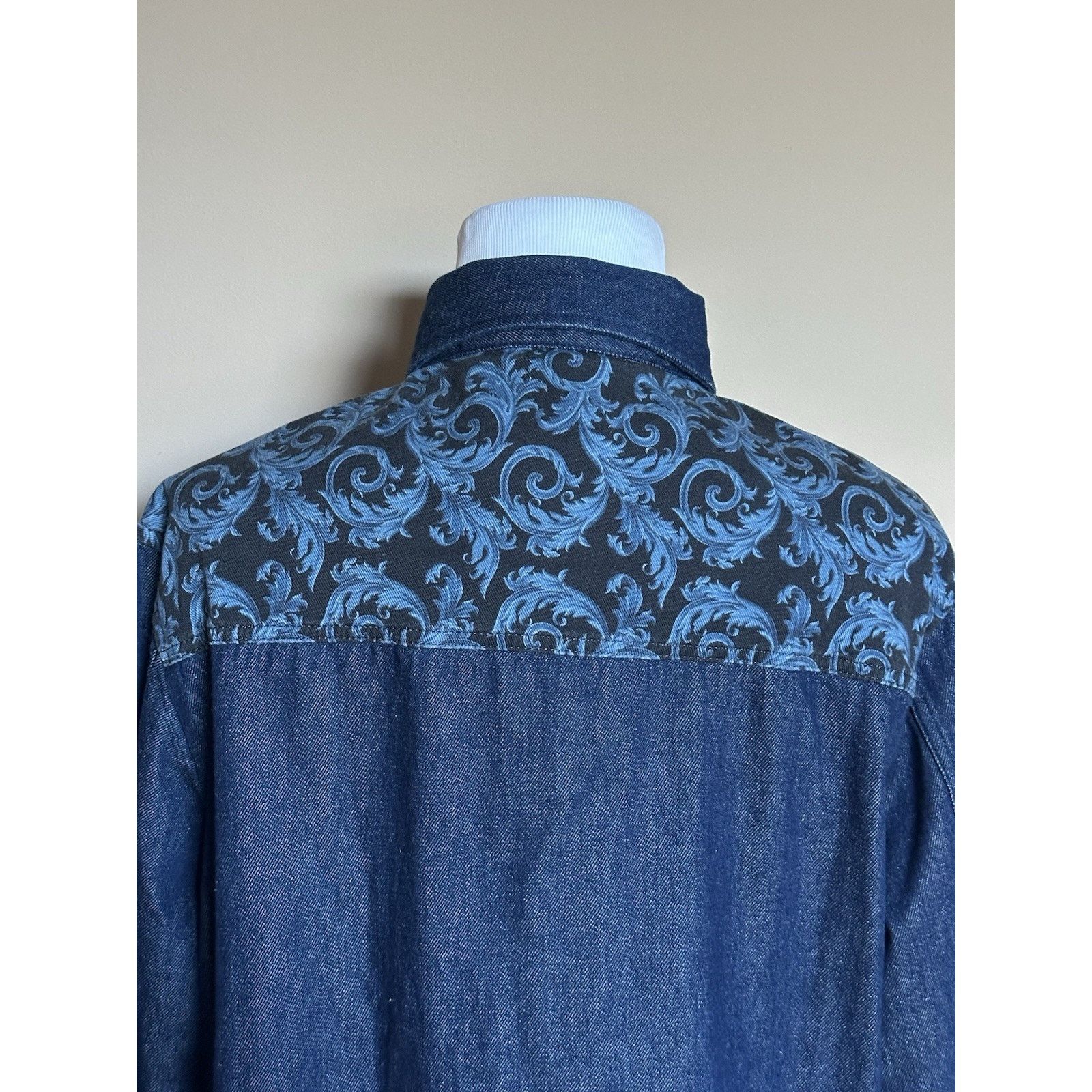 Versace Versace Medusa Blouson Denim Jacket Blue 42 US 1016845 Size US L / EU 52-54 / 3 - 8 Thumbnail