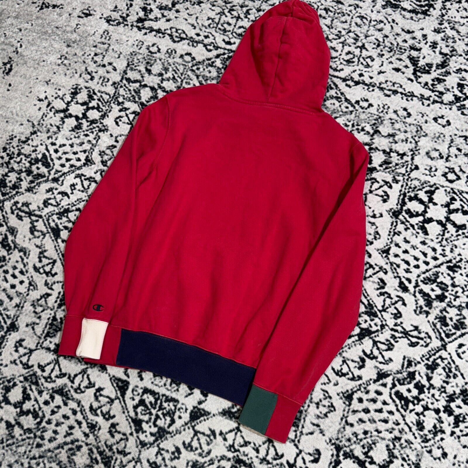 Champion × Vintage Vintage Champion Unisex Red Cotton Hoodie Size S Y2K 90s Size US S / EU 44-46 / 1 - 11 Thumbnail