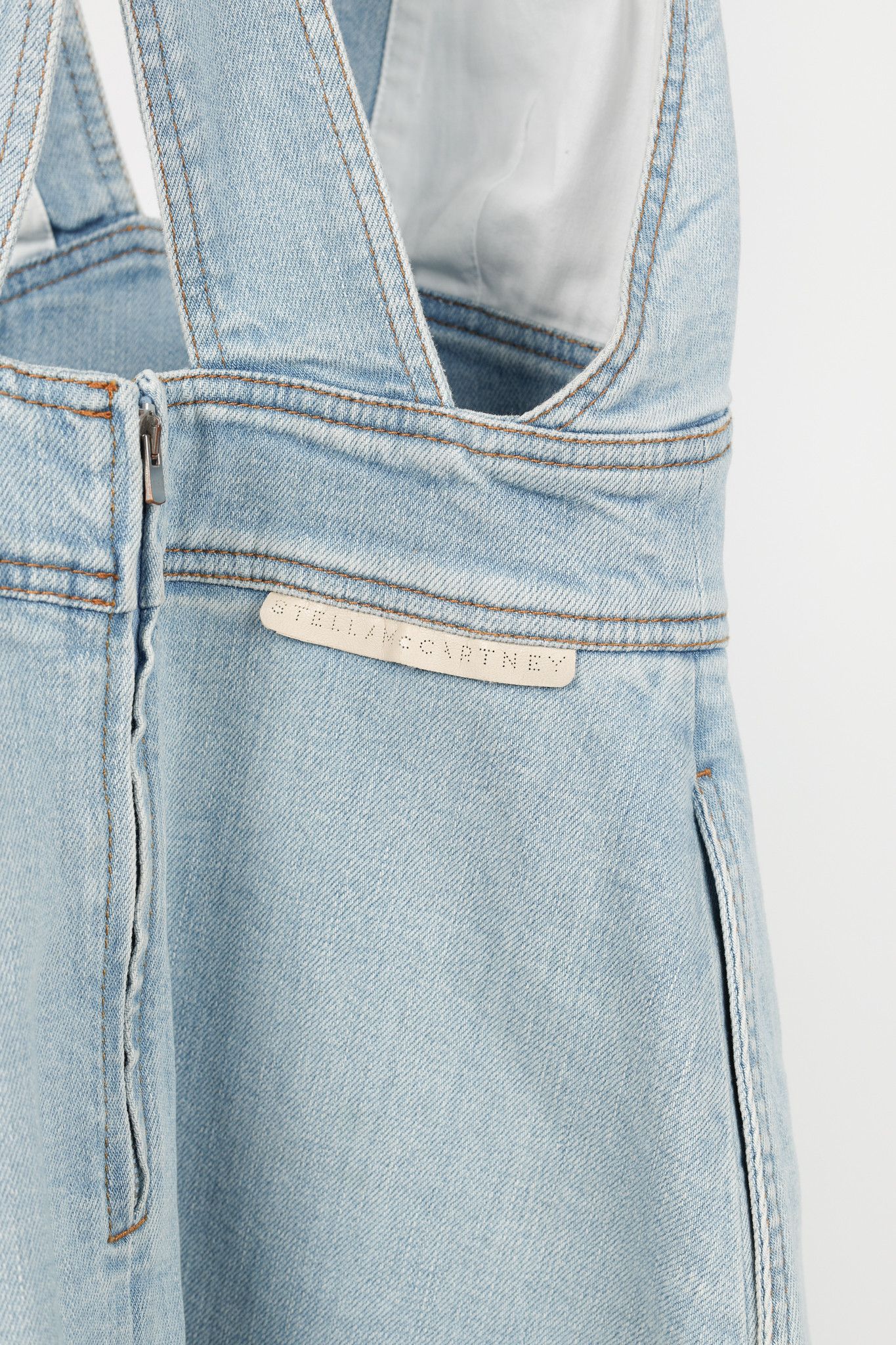 Stella McCartney Stella McCartney Anne Stretch-Denim Mini Dress Size M / US 6-8 / IT 42-44 - 7 Thumbnail