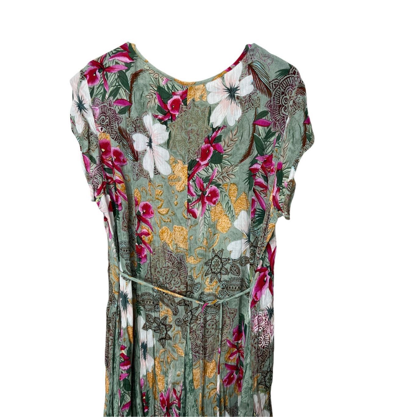 Other Bila Floral Print Boho Swing Dress Size XL Size XL / US 12-14 / IT 48-50 - 8 Thumbnail