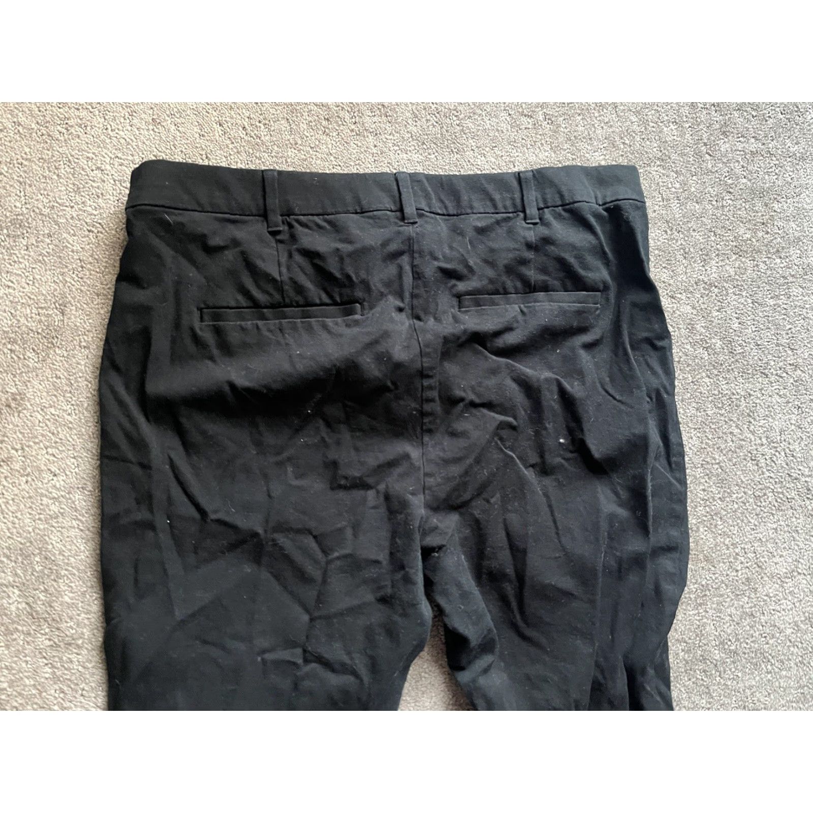 Gap Gap Pants Plus 20 Black Khakis Straight 40x27 Womens XS? Wait. Size 42" / US 20 - 4 Thumbnail