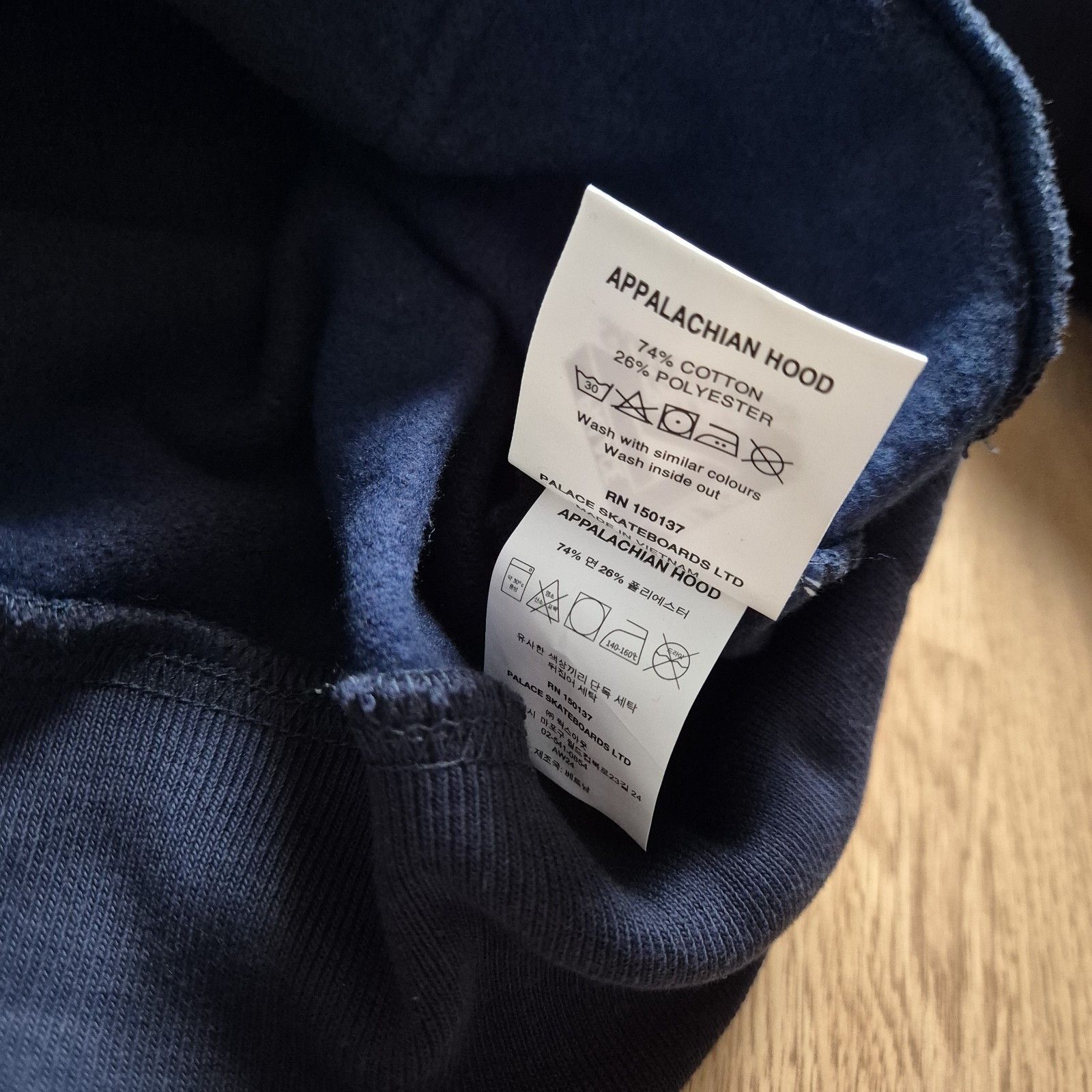 Palace Palace Palaska Appalachian Hood Navy Medium Brand New FW24 Size US M / EU 48-50 / 2 - 6 Thumbnail