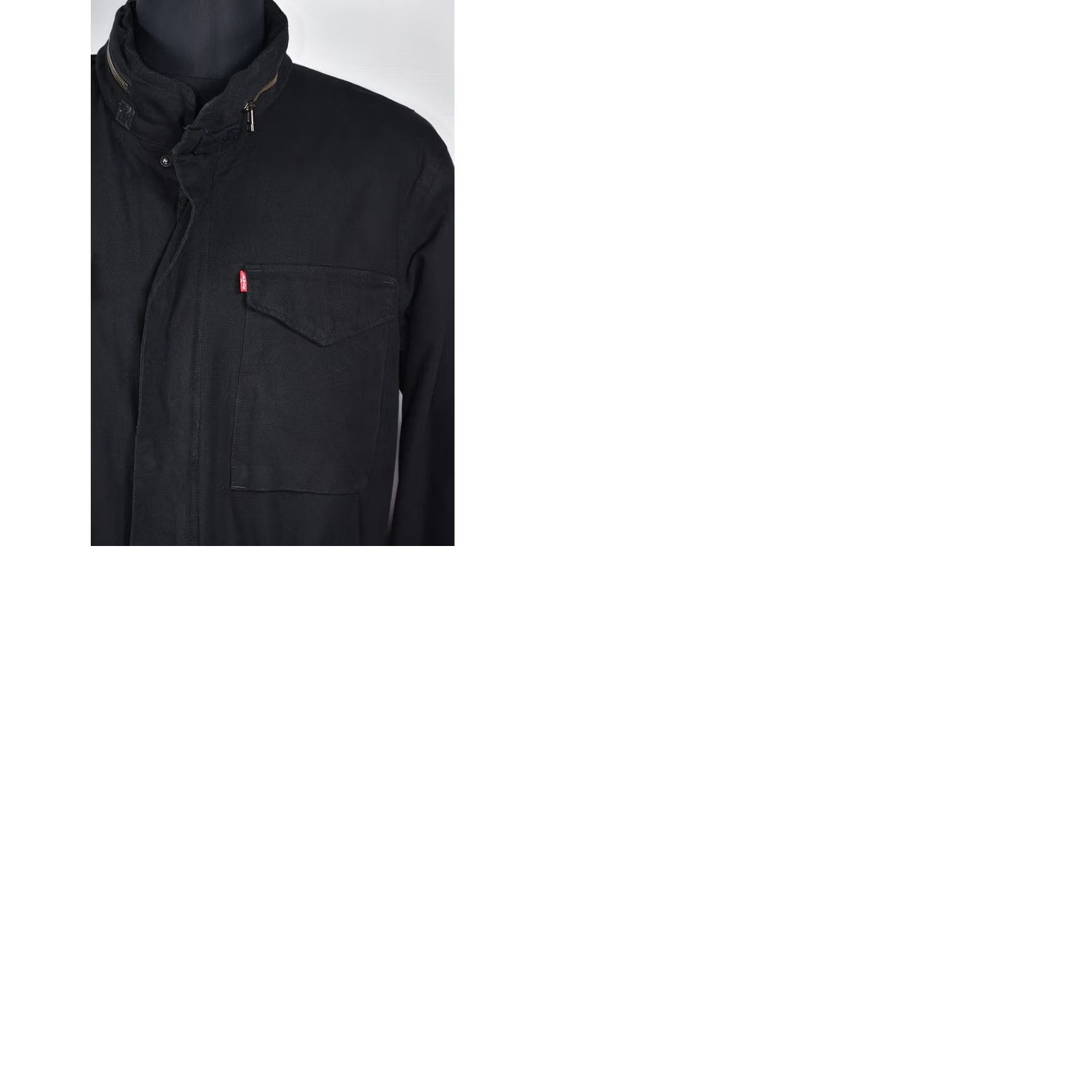 Levi's Levi's M65 Jacket Mens 3XL Black Lined Fleece Cotton Solid Vintage No Size US XXL / EU 58 / 5 - 9 Thumbnail