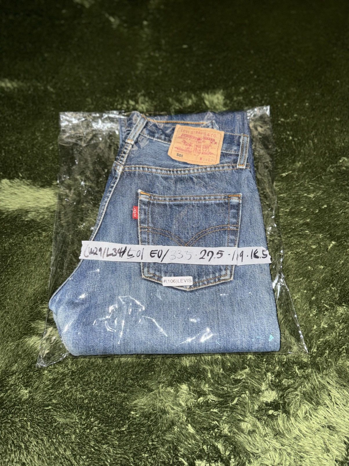 Levi's [W29/L34] Levi’s 501 Europe Vintage Wash Denim Pants Indigo Size US 29 - 12 Thumbnail