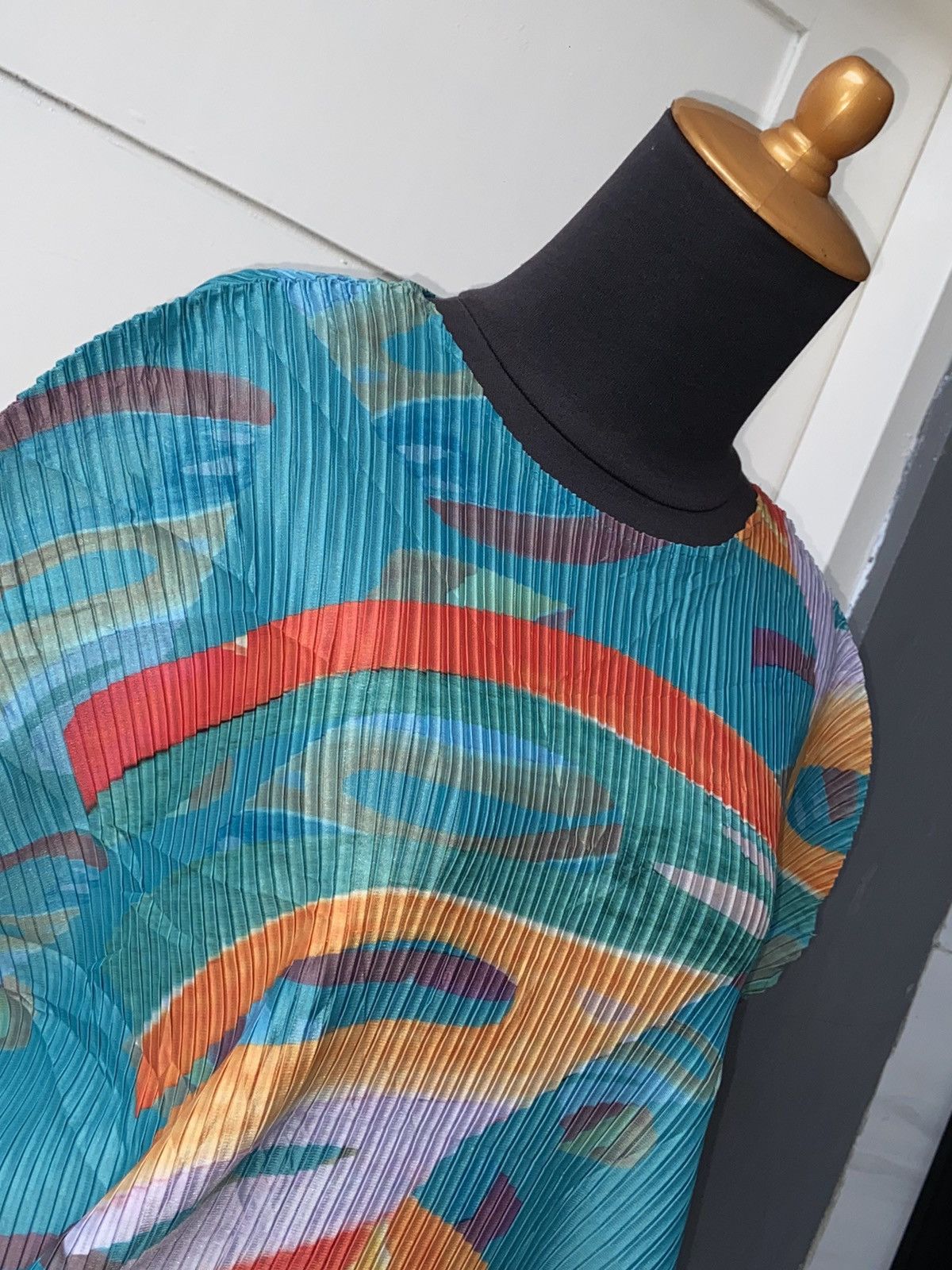 Designer × Issey Miyake × Japanese Brand Japanese Brand Pleats Top Size L / US 10 / IT 46 - 10 Thumbnail