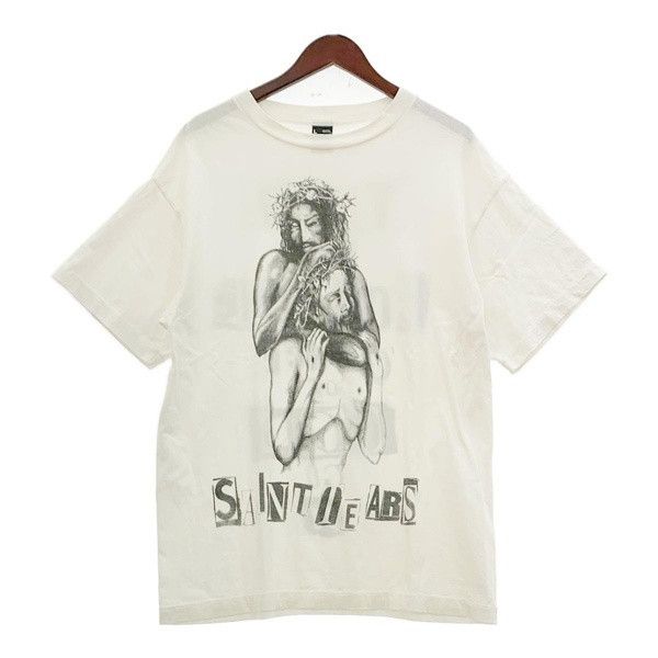 image of Saint Michael Denim Tears 'saint Tears' Jesus Headlock T-Shirt, Men's (Size Large)