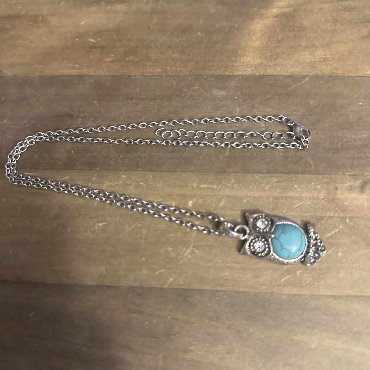 Other Turquoise owl pendant necklace Size ONE SIZE - 2 Thumbnail