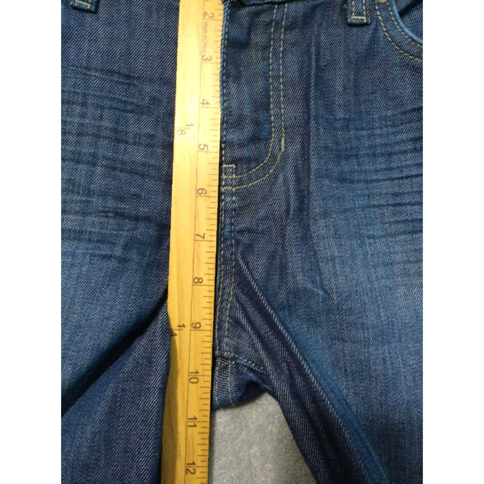 Calvin Klein Calvin Klein Jeans Womens 4 Blue Denim Boyfriend Dark Wash Stretch Distressed Jeans Size 27" / US 4 / IT 40 - 4 Thumbnail