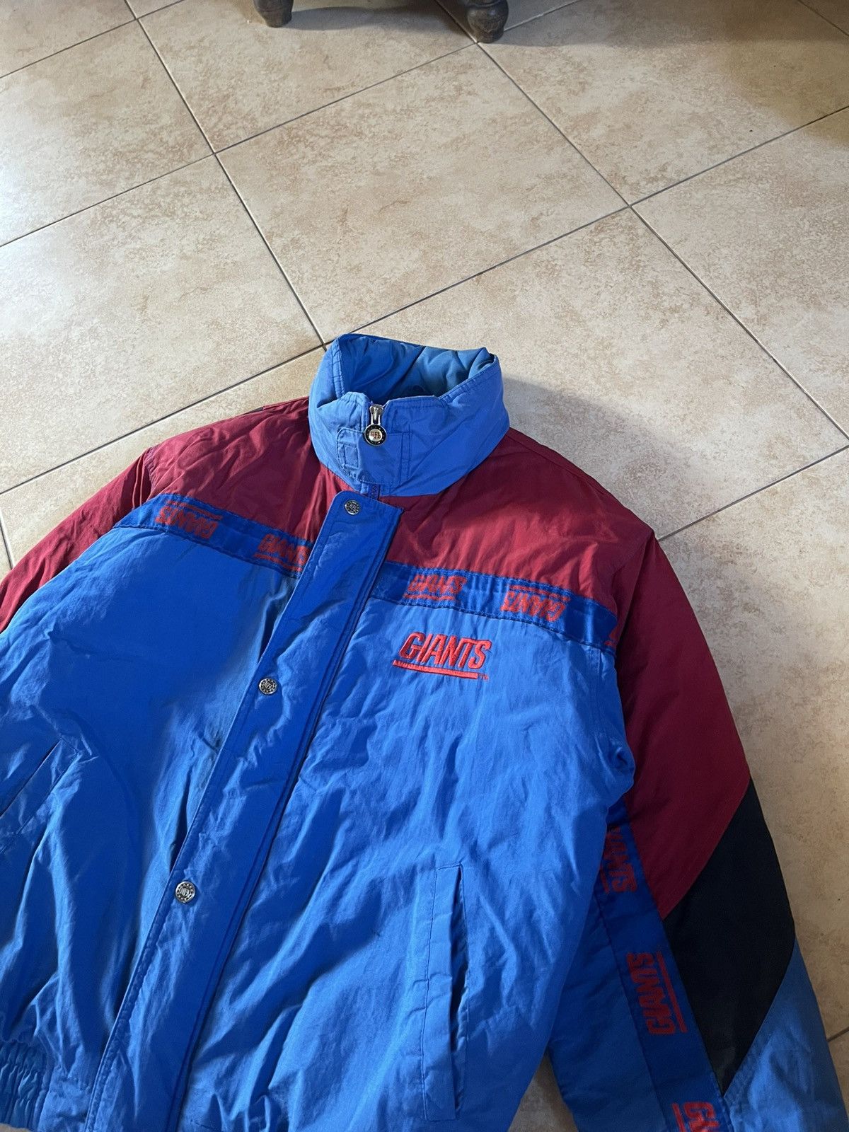 NFL × Vintage Vintage NFL GIANTS bomber jacket 90s 80s Size US M / EU 48-50 / 2 - 3 Thumbnail
