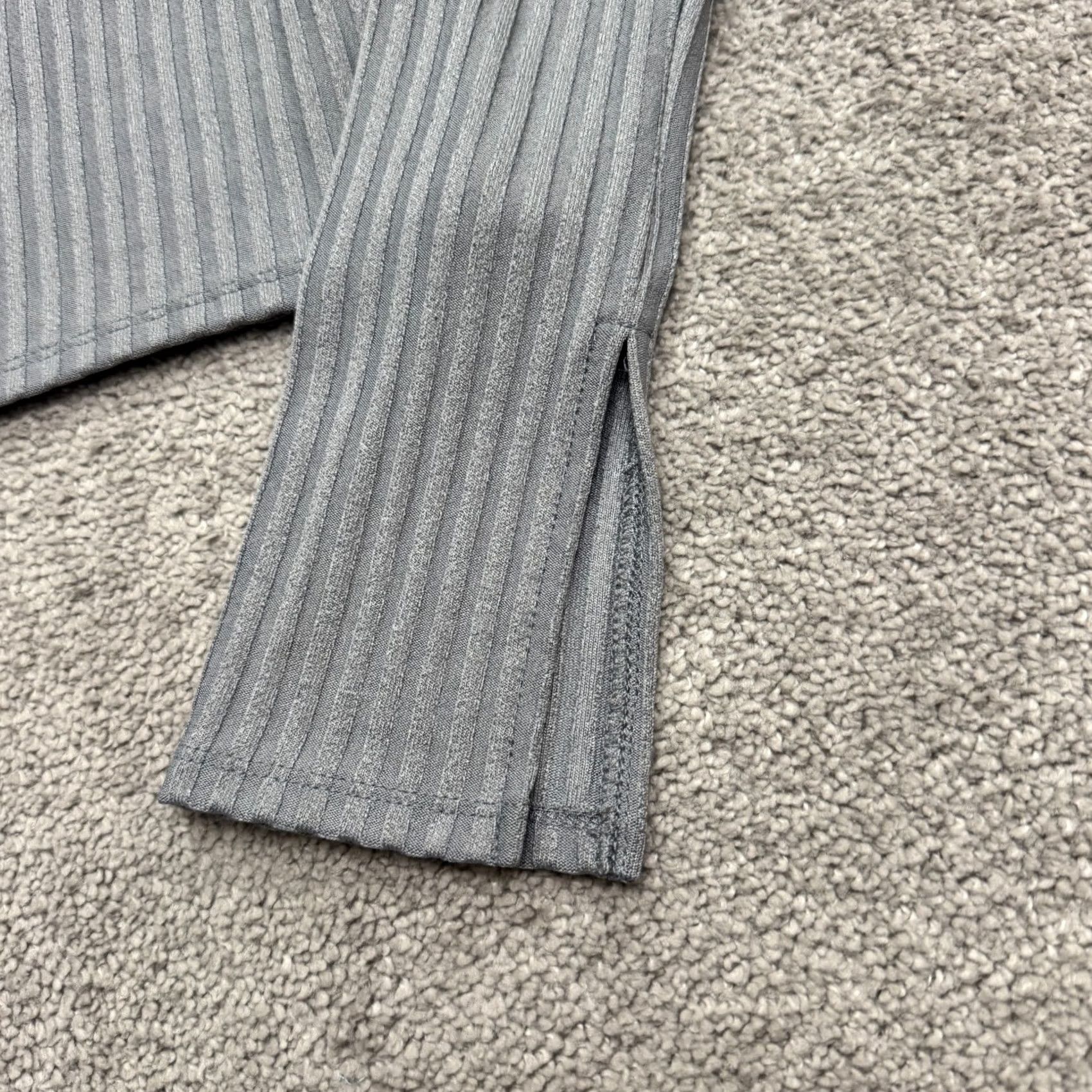 Vintage Madewell Ribbed Knit Square Neck Long Sleeve Top Womens Small Blue Spit Cuff Size S / US 4 / IT 40 - 3 Thumbnail
